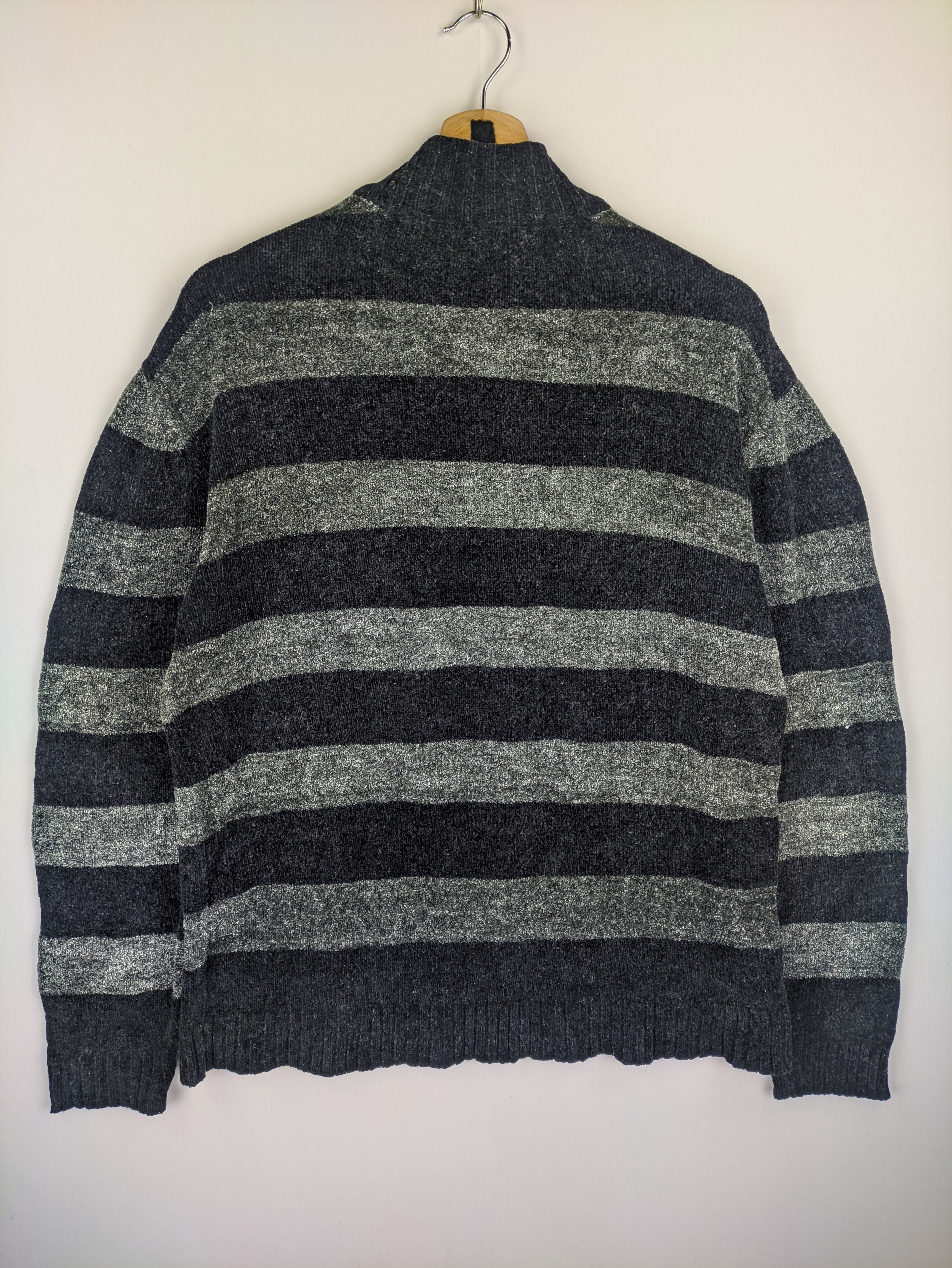 Japanese Brand Steals🔥Vintage Knit Sweater Stripe Patterned by Sasson Size US M / EU 48-50 / 2 - 2 Thumbnail