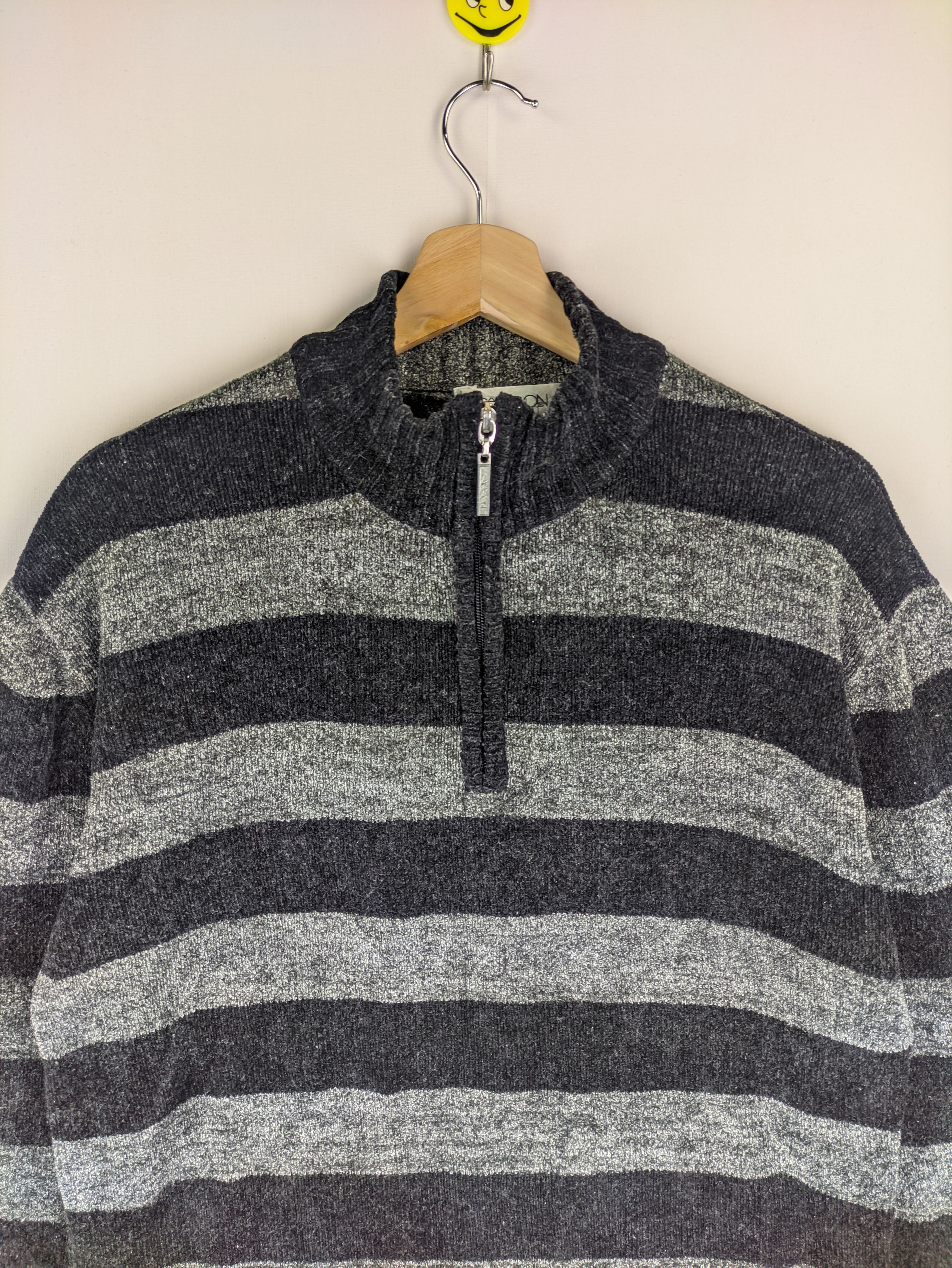 Japanese Brand Steals🔥Vintage Knit Sweater Stripe Patterned by Sasson Size US M / EU 48-50 / 2 - 6 Thumbnail