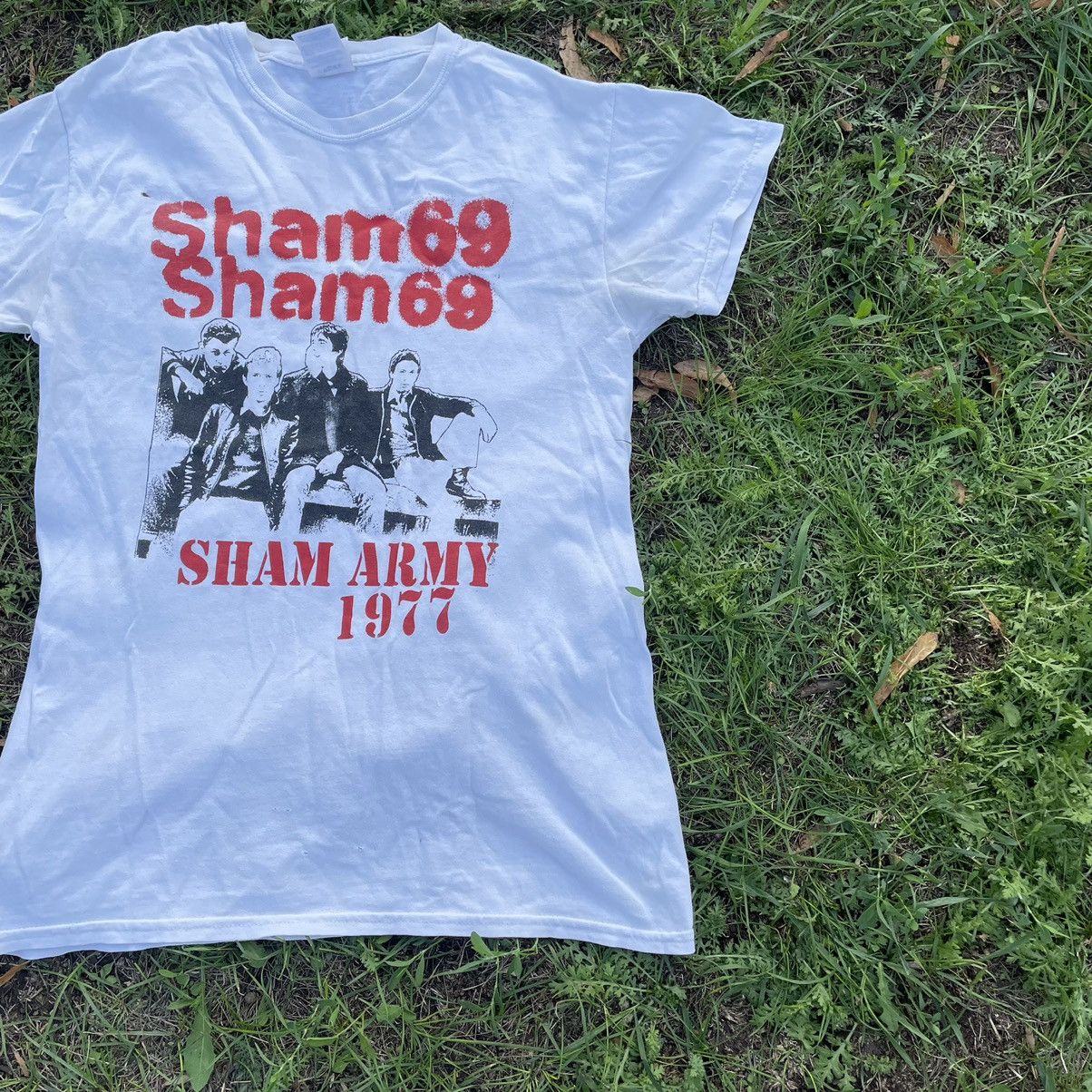 Vintage Vintage Y2K Sharm69 Graphic Tee Sun Faded Grunge Slim Boxy M Size US M / EU 48-50 / 2 - 2 Thumbnail