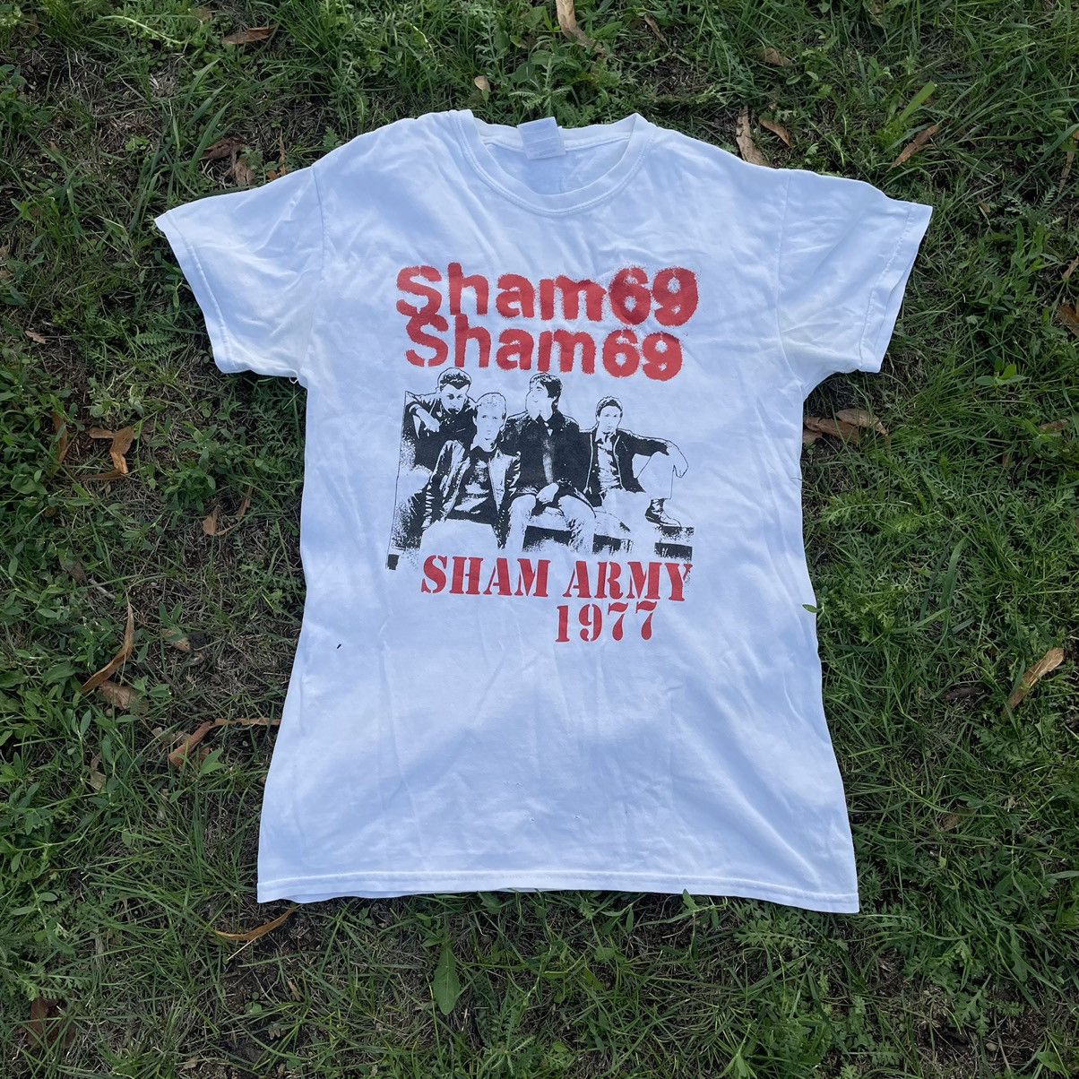 Vintage Y2K Sharm69 Tee Horror Face Print Band Tour Rock
