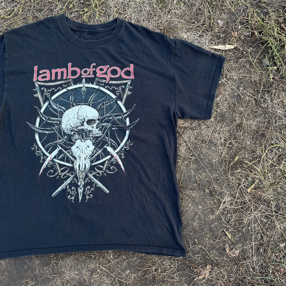 Vintage Vintage Y2K Lamb of God Graphic Tee Thrashed Metal Indie L Size US L / EU 52-54 / 3 - 2 Thumbnail
