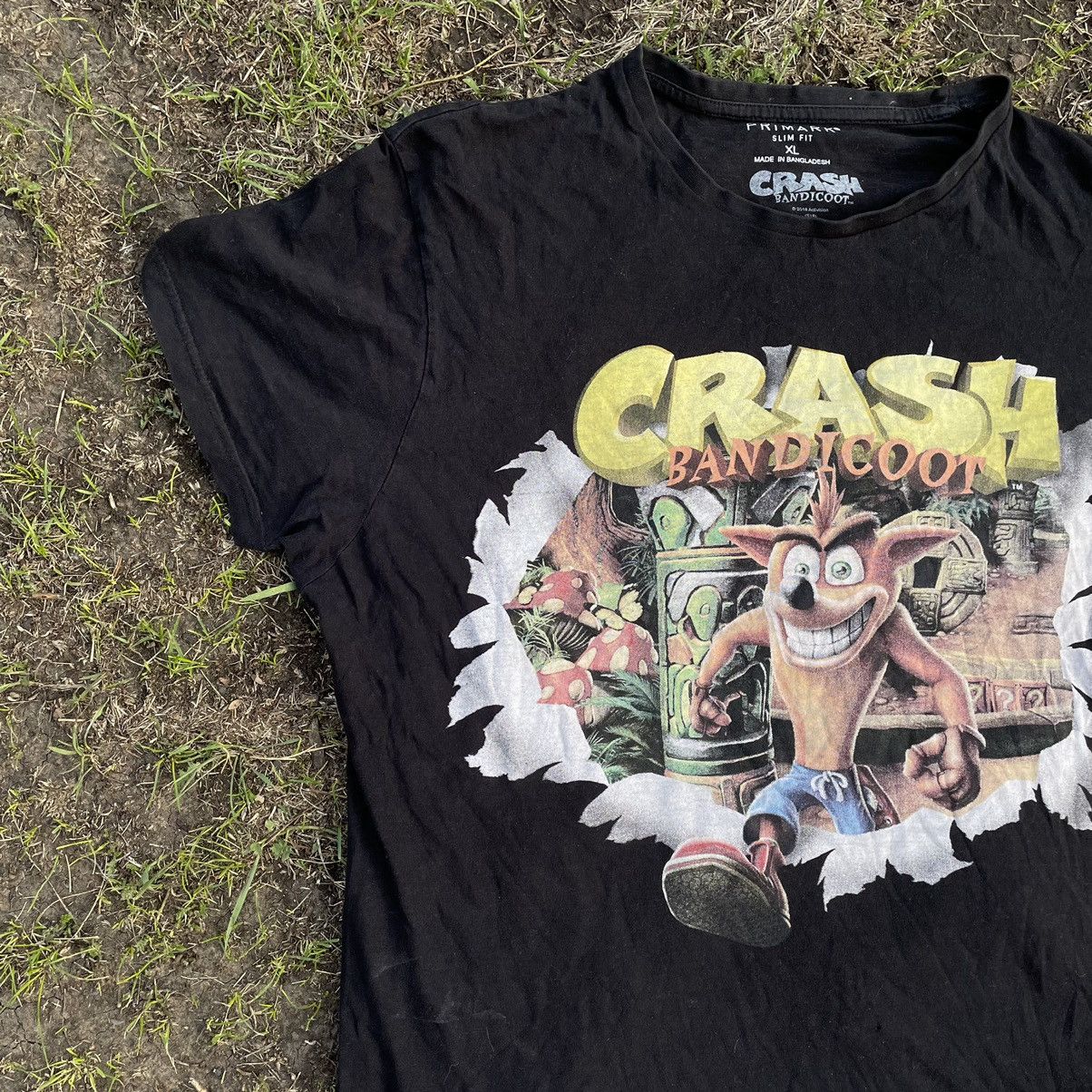 Vintage Vintage Y2K Crash Bandicoot Graphic Tee Skate Streetwear M Size US M / EU 48-50 / 2 - 3 Thumbnail