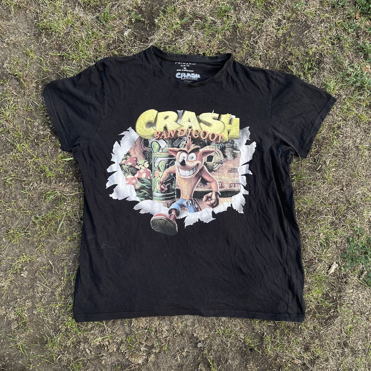 Vintage Vintage Y2K Crash Bandicoot Graphic Tee Skate Streetwear M Size US M / EU 48-50 / 2 - 1 Thumbnail