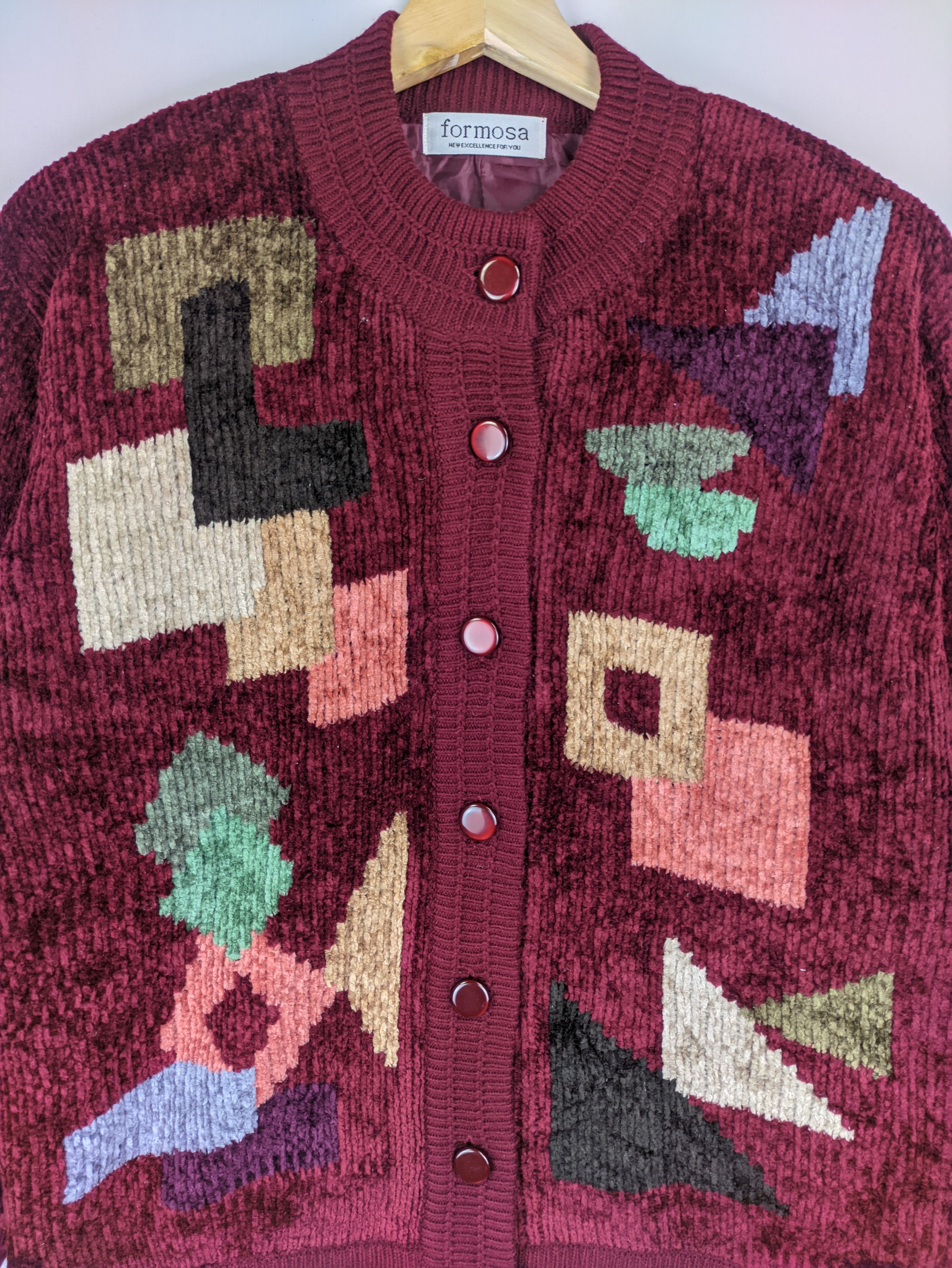 Aran Isles Knitwear Steals🔥Vintage Knit Jacket Button Up by Formosa Size US M / EU 48-50 / 2 - 8 Thumbnail
