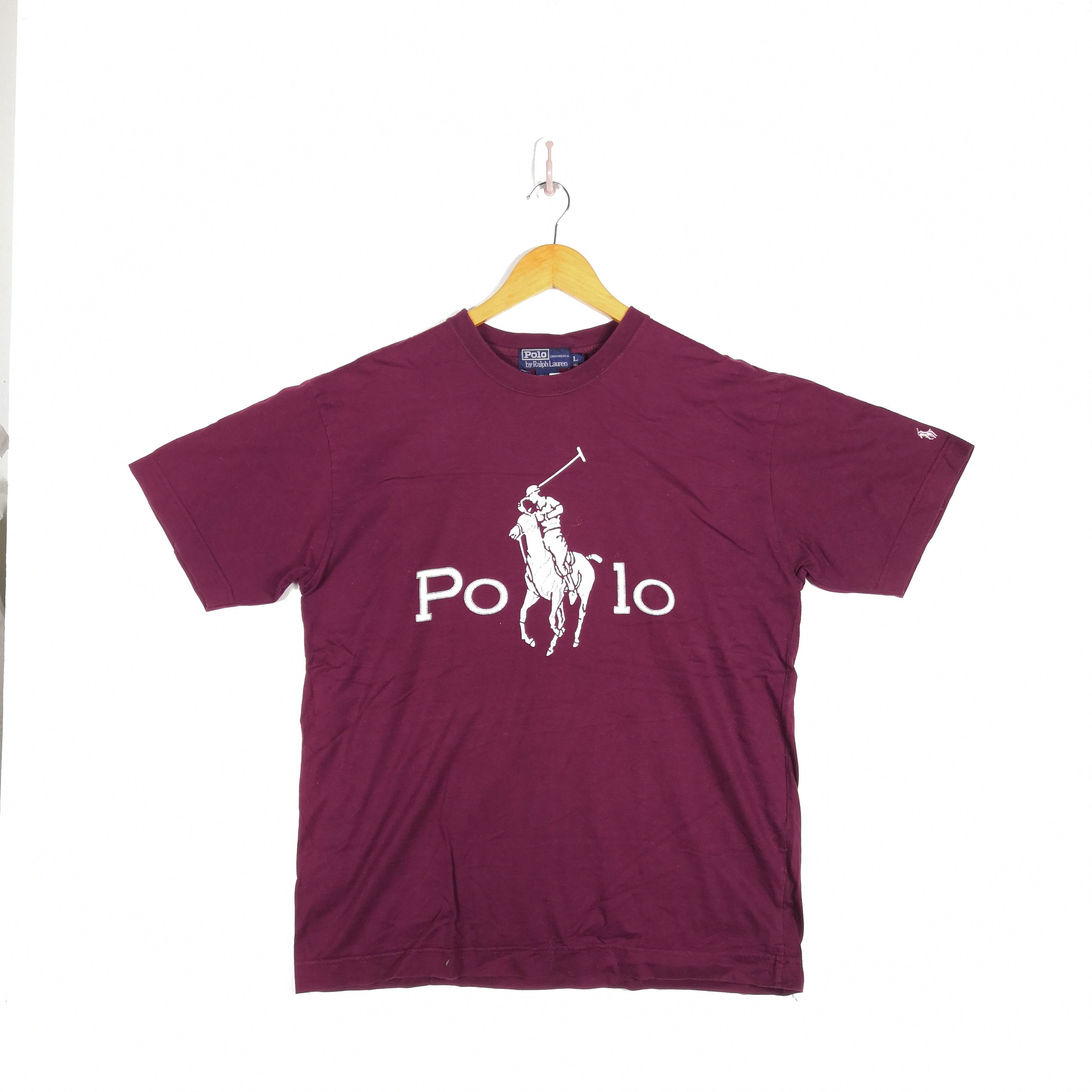 Polo Ralph Lauren Vintage Polo Ralph Lauren T-Shirt Pony Logo 56789 Size US L / EU 52-54 / 3 - 1 Thumbnail