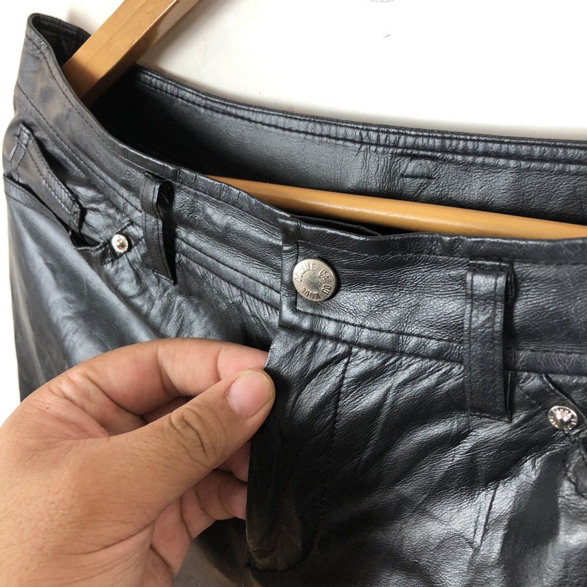 Comme Ca Ism RARE SOFT LEATHER PANTS COMME CA DU MODE Size US 31 - 4 Thumbnail