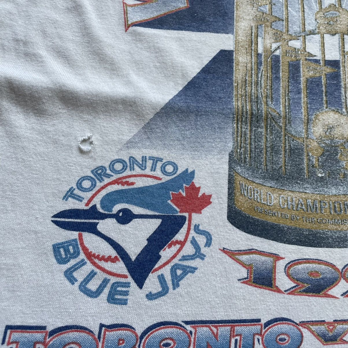 MLB Vintage 1992 Toronto Blue Jays VS Atlanta Braves T Shirt Size US M / EU 48-50 / 2 - 5 Thumbnail