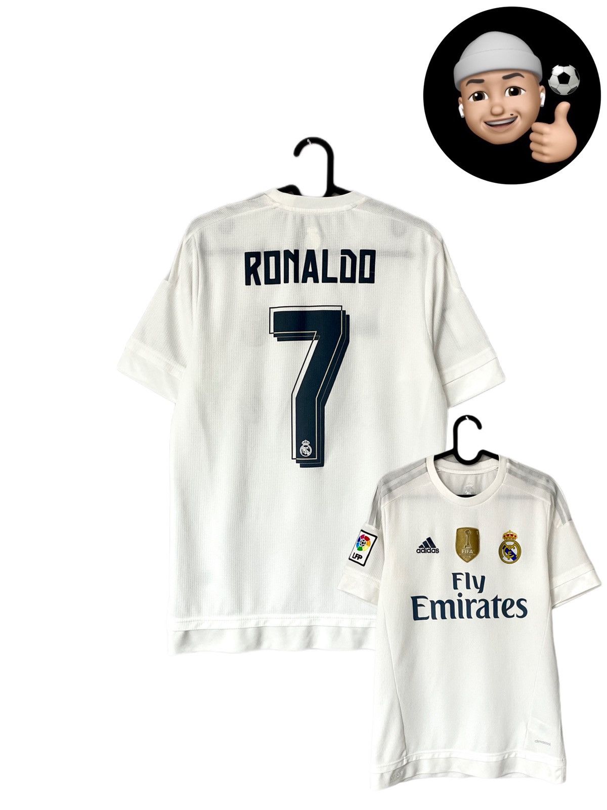 Adidas × Real Madrid × Soccer Jersey 2015 2016 Real Madrid Ronaldo
