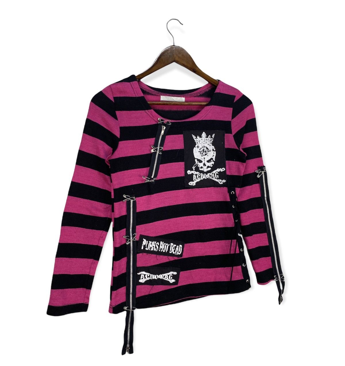 Japanese Brand ❗️HOT❗️ACDC RAG PUNK NOT DEAD LONG SLEEVES Size XS / US 0-2 / IT 36-38 - 3 Thumbnail