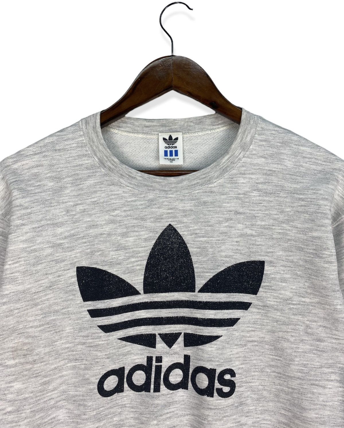 Adidas Vintage Adidas Big Logo Sweatshirt Size 160 Size US S / EU 44-46 / 1 - 2 Thumbnail