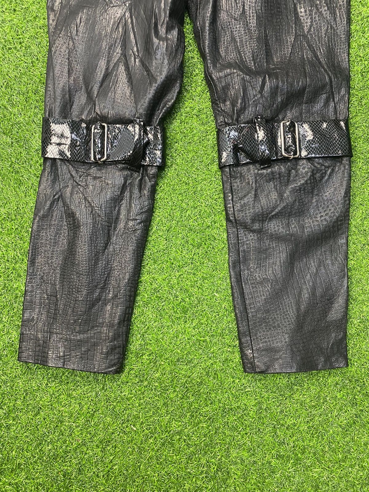 Japanese Brand Vintage Seditionaries Punk Leather Pants Size US 27 - 4 Thumbnail