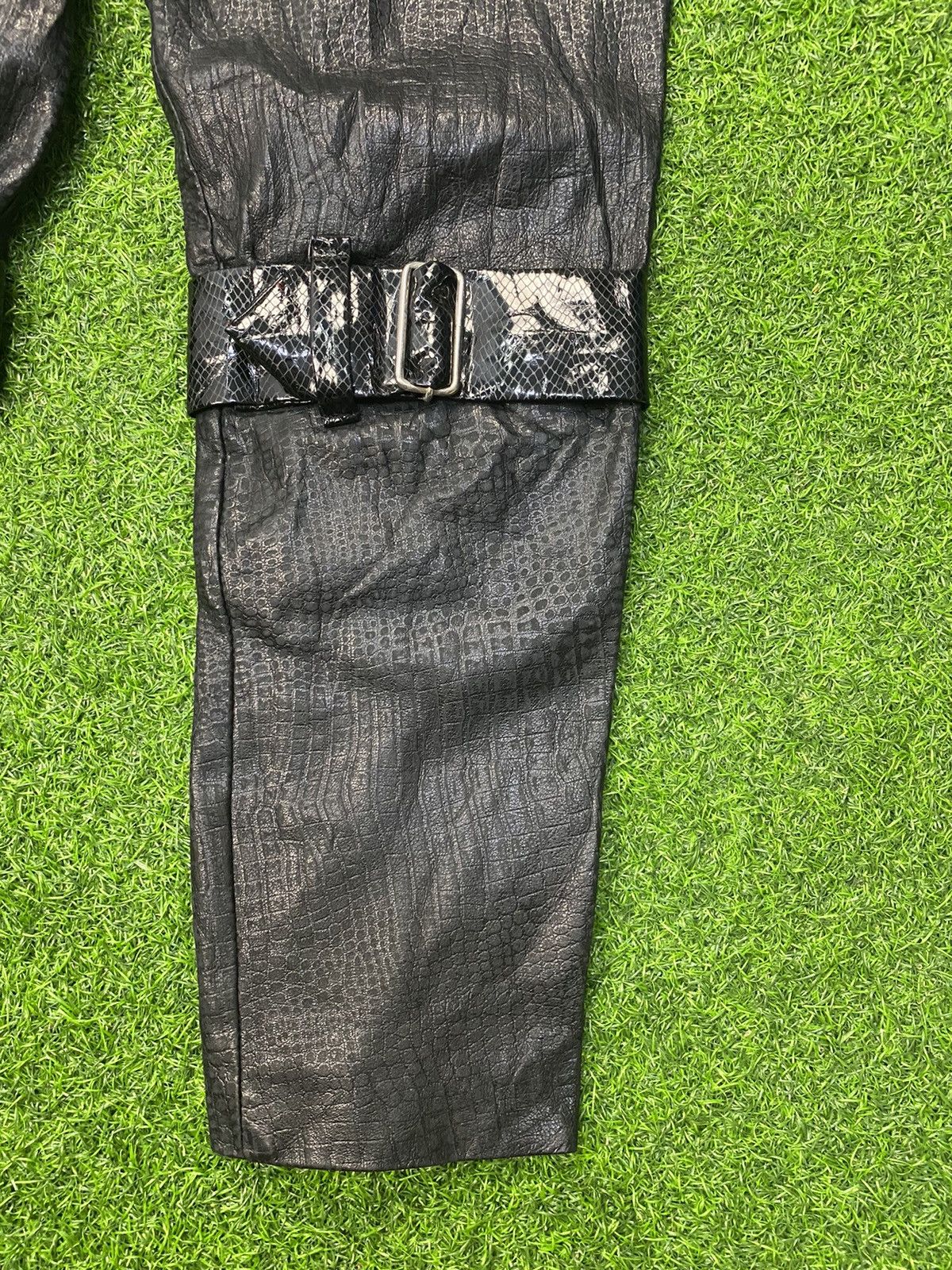 Japanese Brand Vintage Seditionaries Punk Leather Pants Size US 27 - 5 Thumbnail