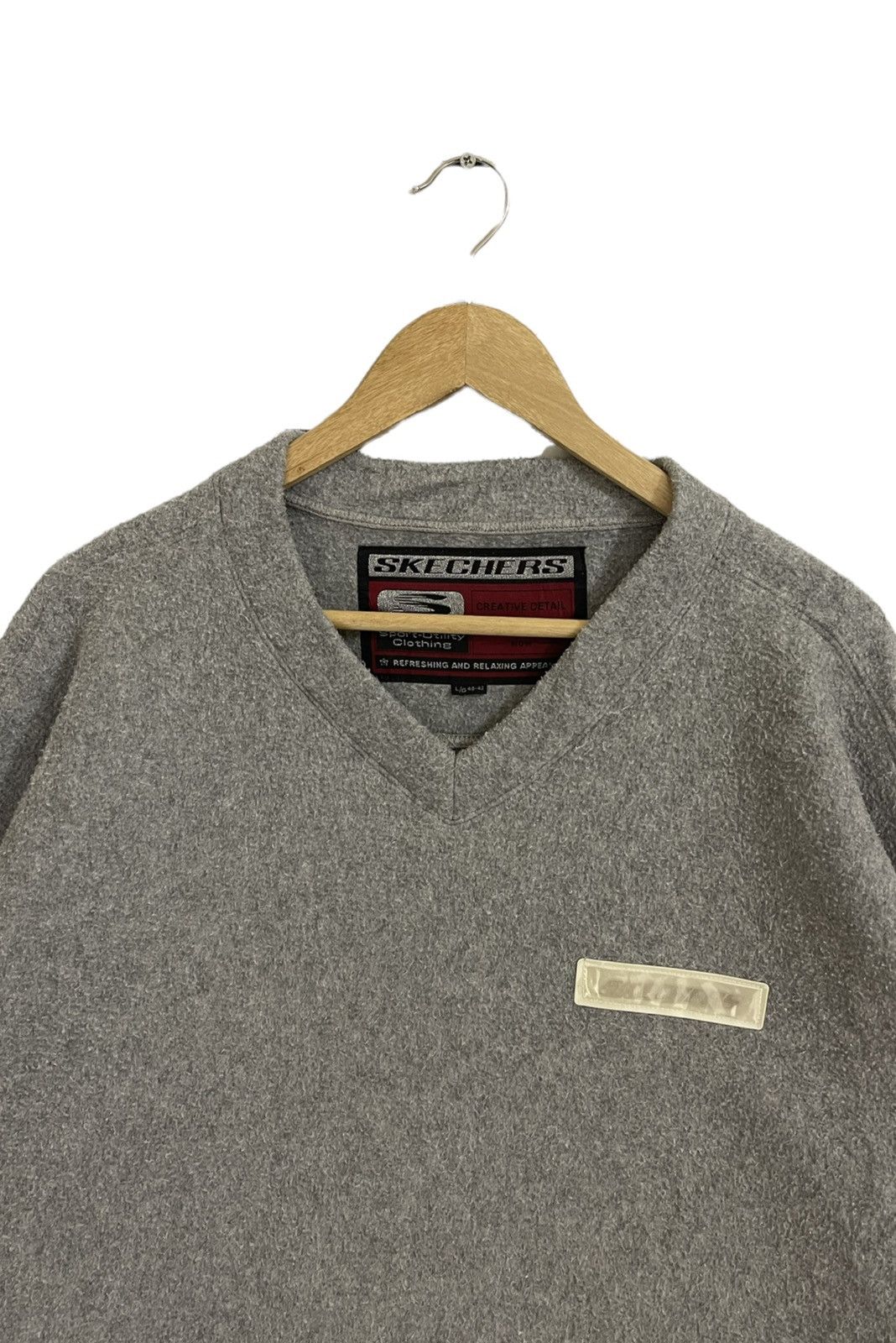 SKECHERS skechers fleece sweatshirt Size US L / EU 52-54 / 3 - 3 Thumbnail