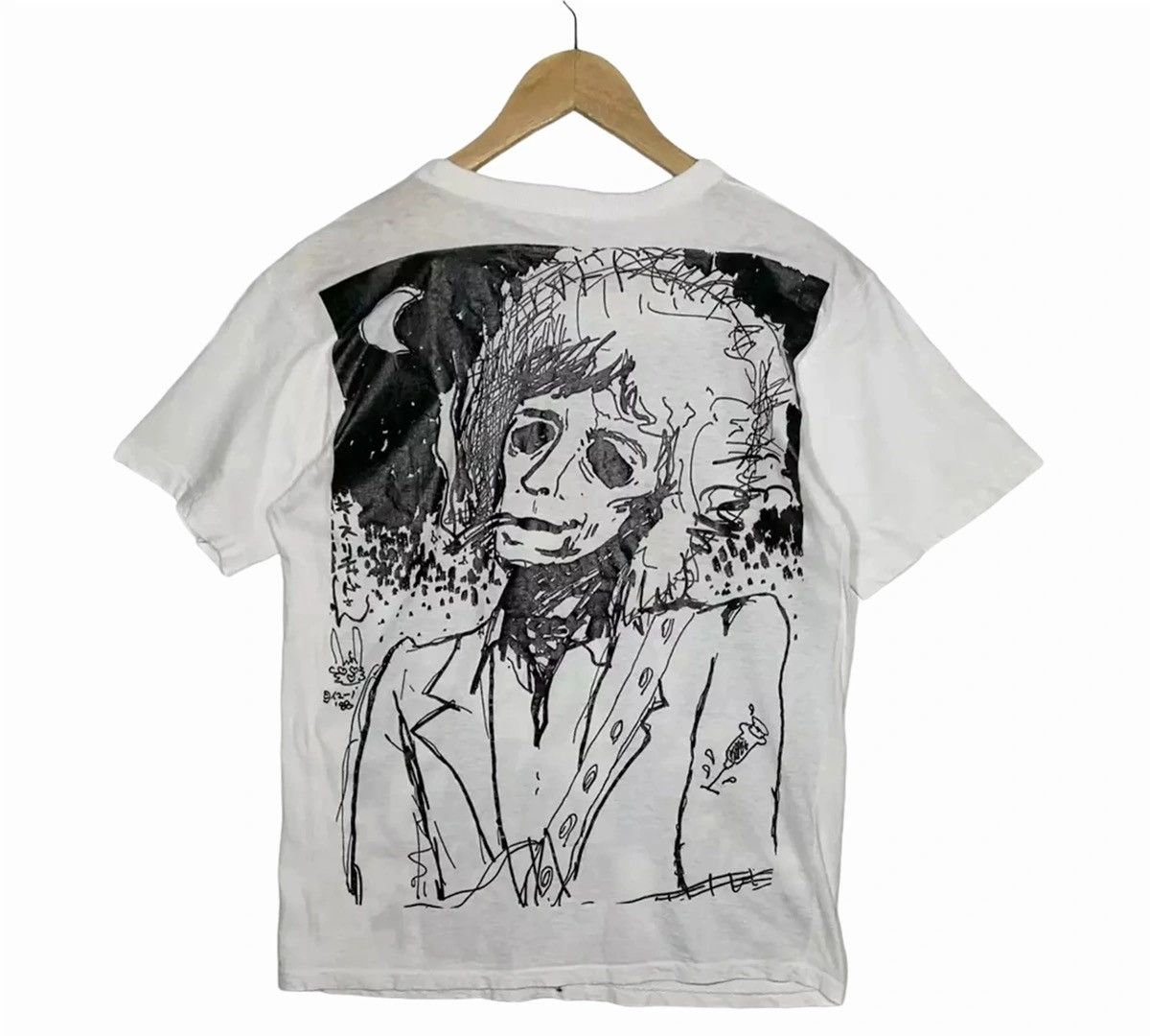 Vintage Vintage Keith Richard The Rolling Stones T-Shirt bandtees Size US M / EU 48-50 / 2 - 1 Thumbnail