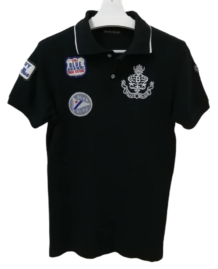 Blue Blue Japan Blue Blue Japanese Brand Polo Shirt Size US M / EU 48-50 / 2 - 1 Thumbnail