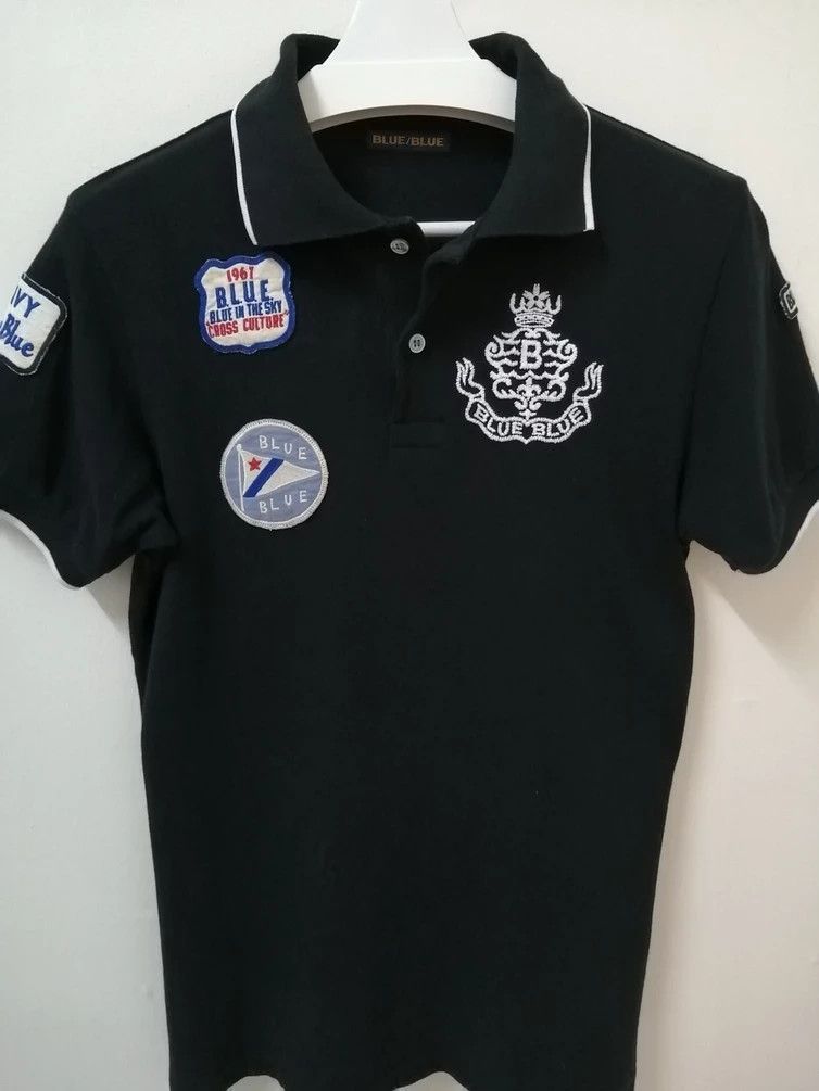 Blue Blue Japan Blue Blue Japanese Brand Polo Shirt Size US M / EU 48-50 / 2 - 2 Thumbnail