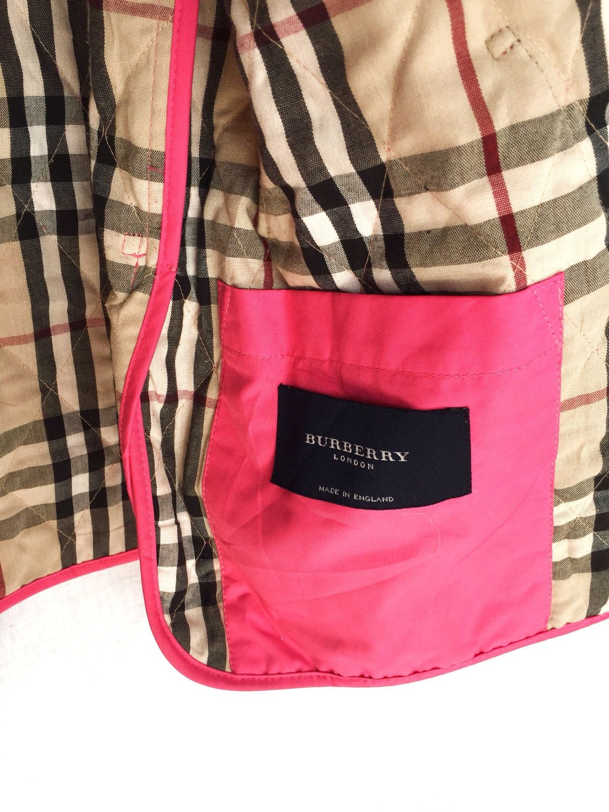 Burberry GRAIL🔥Burberry Iconic Nova Check Quilted Overcoat Jacket Size US L / EU 52-54 / 3 - 7 Thumbnail