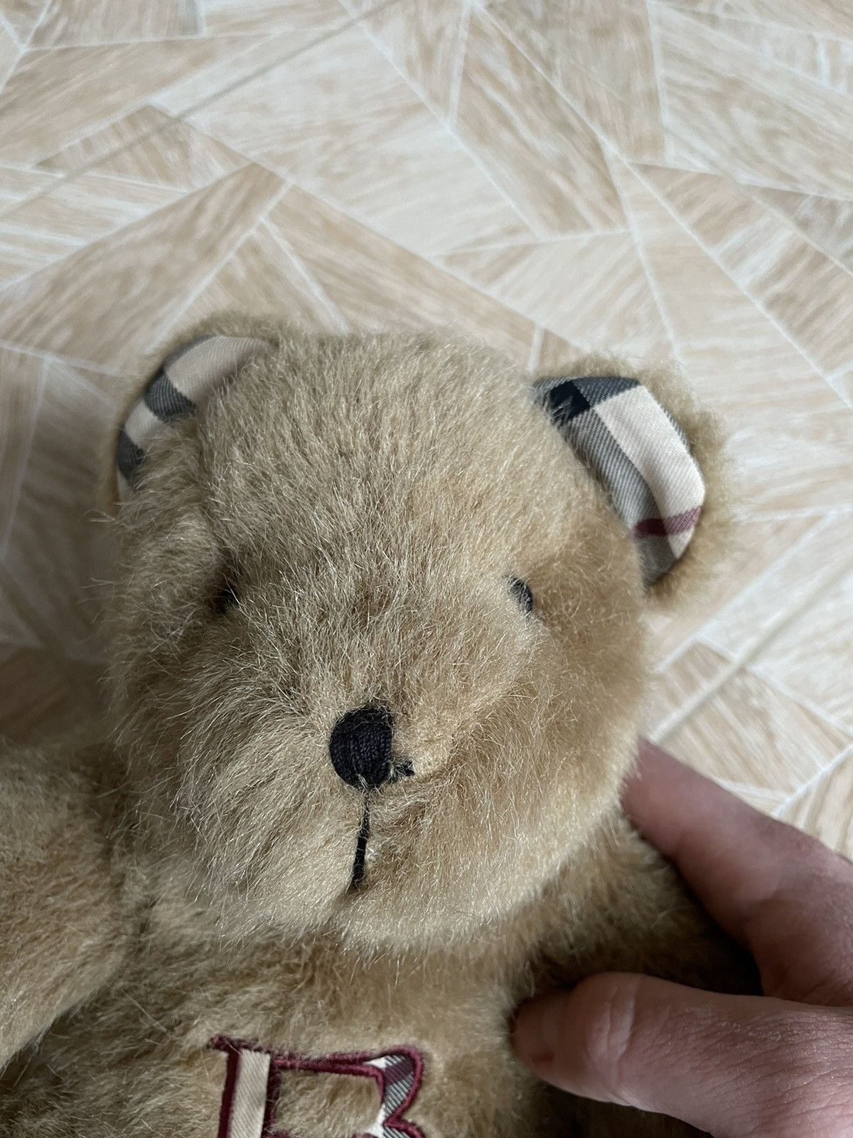 Burberry × Vintage Rare Archive Vintage Burberry Teddy Bear Nova Check Wool Toy Size ONE SIZE - 4 Thumbnail