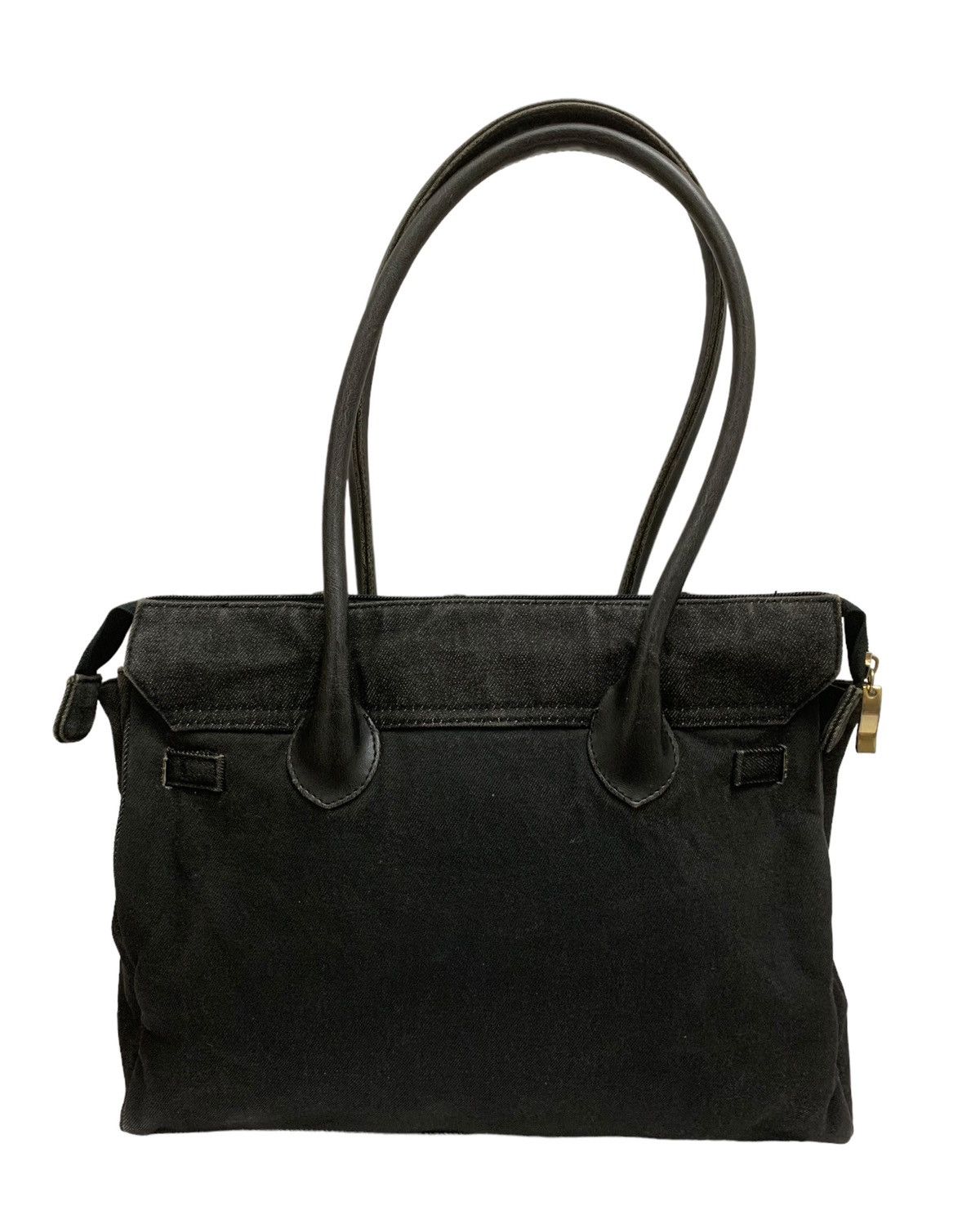 If Six Was Nine RARE ‼️ Denim Reworked ‘Birkin’ Bag Size ONE SIZE - 3 Thumbnail