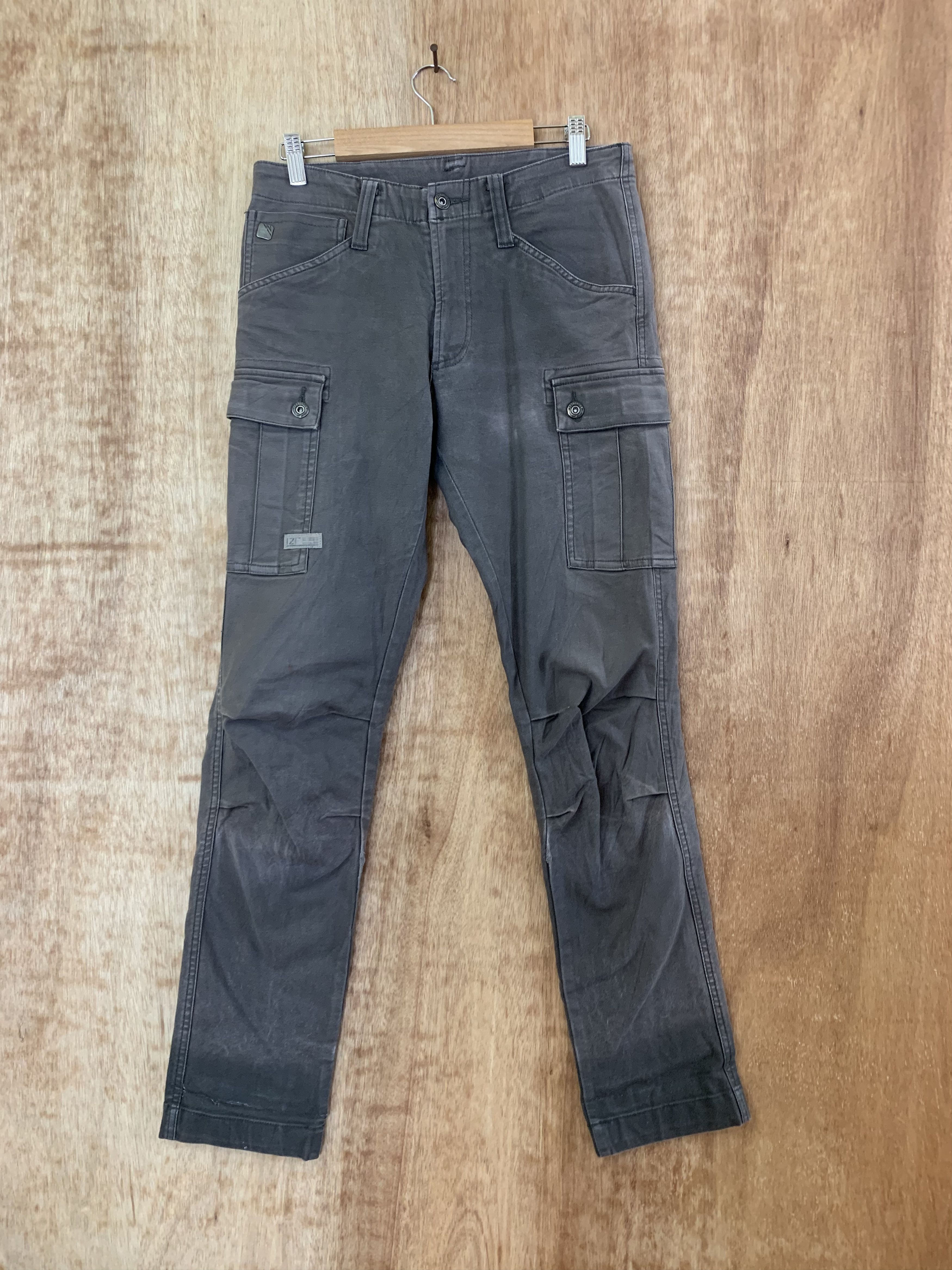 Japanese Brand Cargo Pants Multipocket Double Knee Straight Cut Pants Size US 28 / EU 44 - 1 Thumbnail