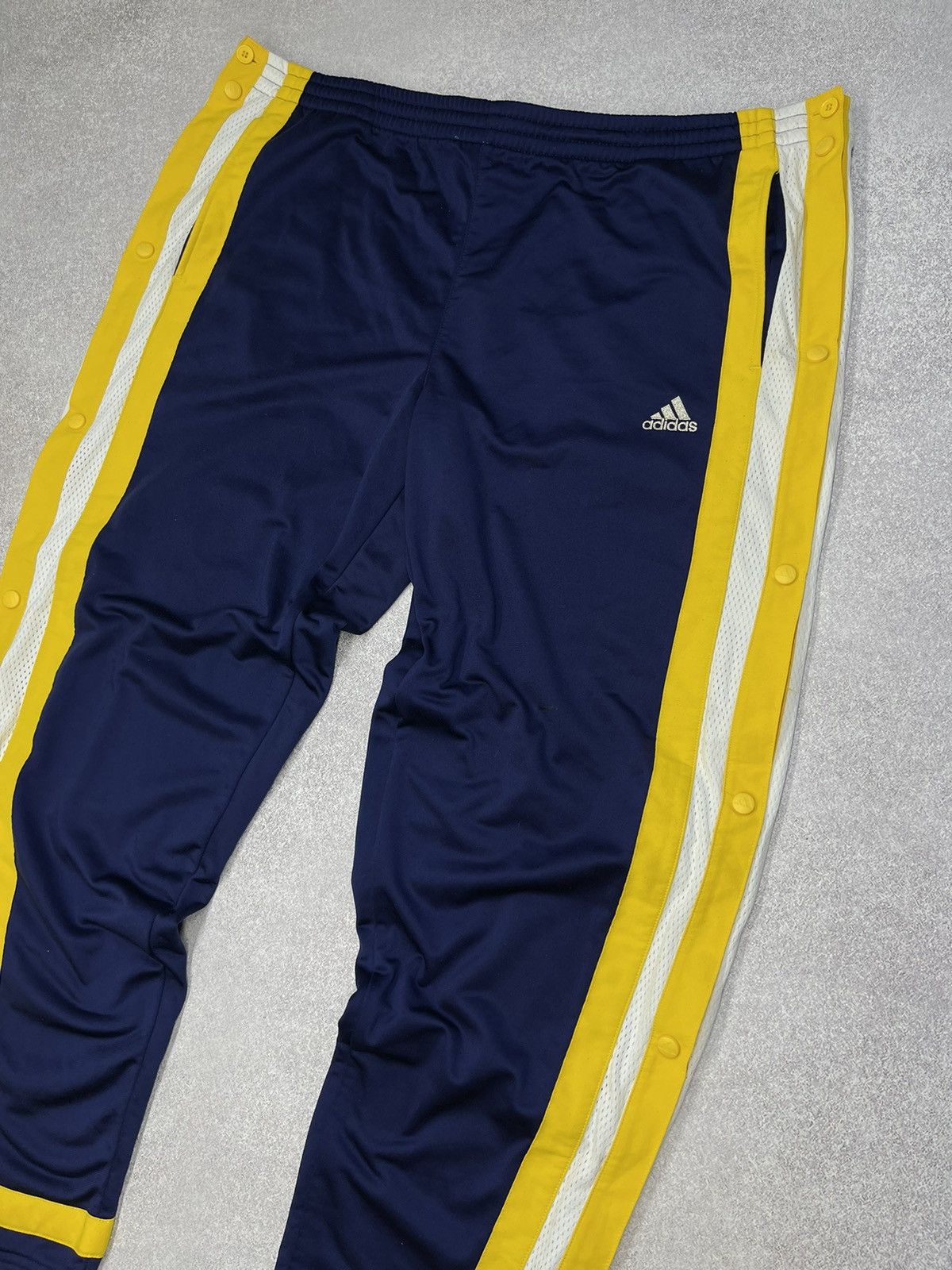 Adidas Vintage Adidas Track Pants On Button Rap Y2K Size US 36 / EU 52 - 3 Thumbnail