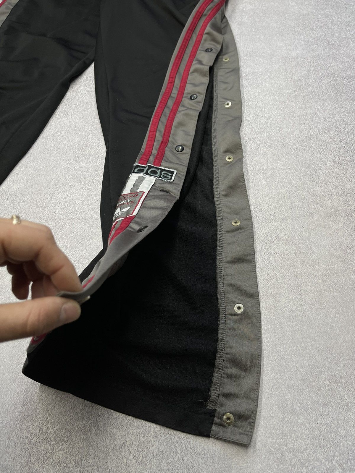 Adidas Vintage Adidas Adibreak Track Pants On Button Rap Y2K Y3 Size US 36 / EU 52 - 6 Thumbnail
