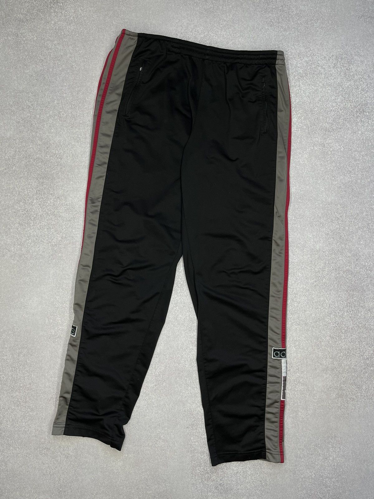 Adidas Vintage Adidas Adibreak Track Pants On Button Rap Y2K Y3 Size US 36 / EU 52 - 3 Thumbnail