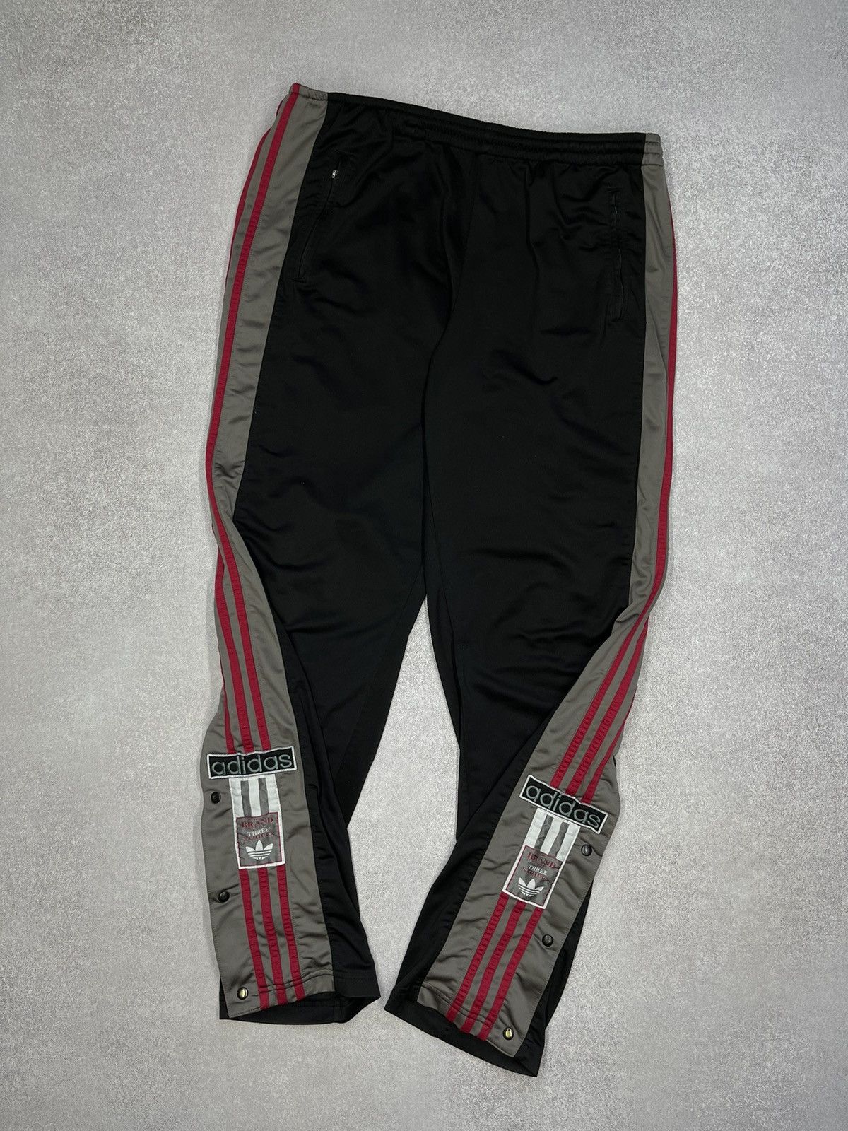 Adidas Vintage Adidas Adibreak Track Pants On Button Rap Y2K Y3 Size US 36 / EU 52 - 4 Thumbnail