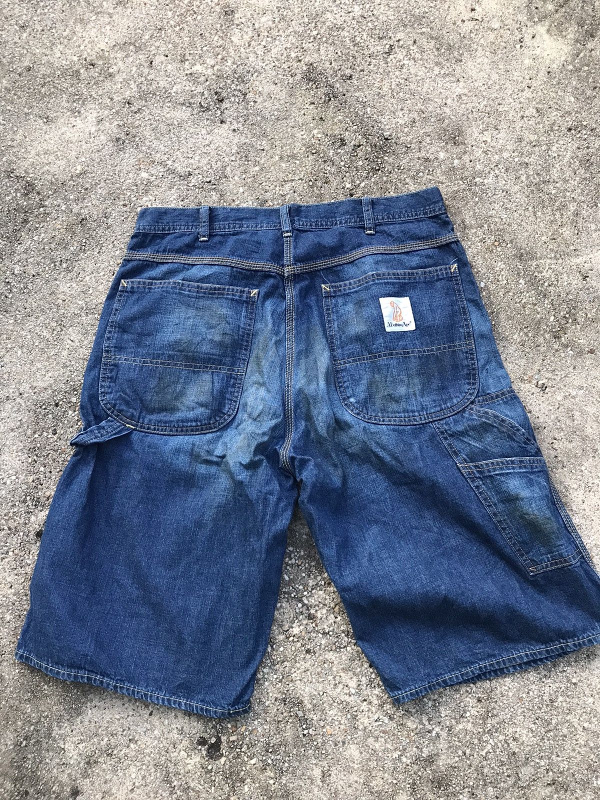 Bape Distress Bape A Bathing Ape Short Pants Size US 31 - 1 Thumbnail
