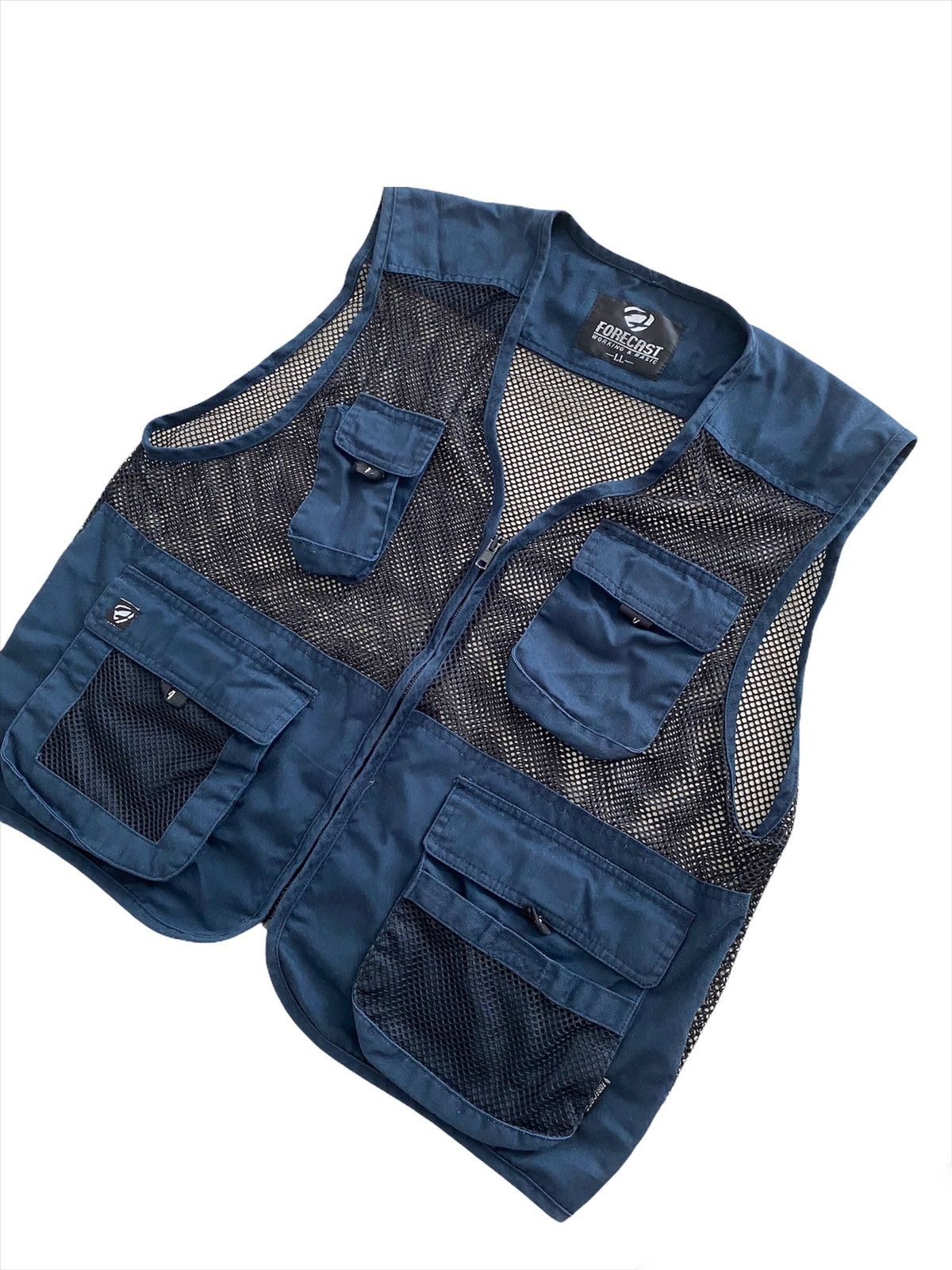 Japanese Brand × Vintage Forecast Working vest Design military Pocket Size US L / EU 52-54 / 3 - 2 Thumbnail