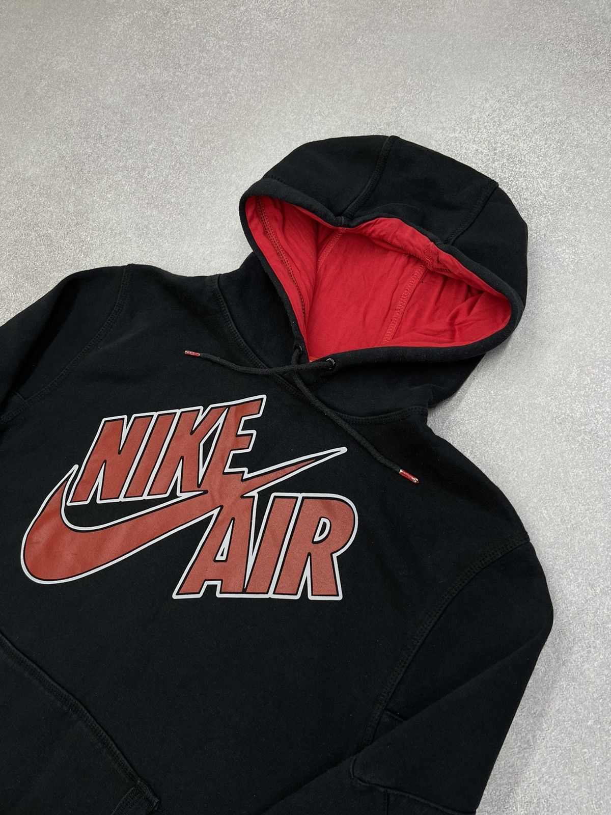 Nike Vintage Nike Air Black Hoodie Drill TN Cargo Y2K Size US L / EU 52-54 / 3 - 3 Thumbnail