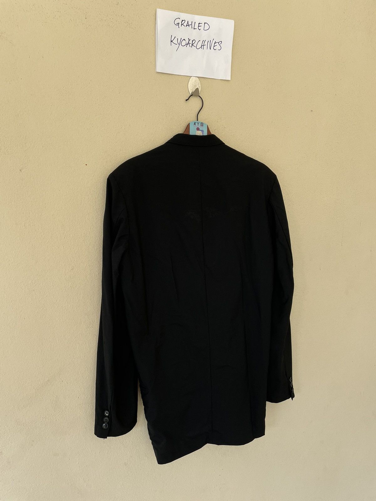 Yohji Yamamoto ASYMMETRICAL YOHJI YAMAMOTO POUR HOMME ( YYPH ) JACKET Size US M / EU 48-50 / 2 - 6 Thumbnail