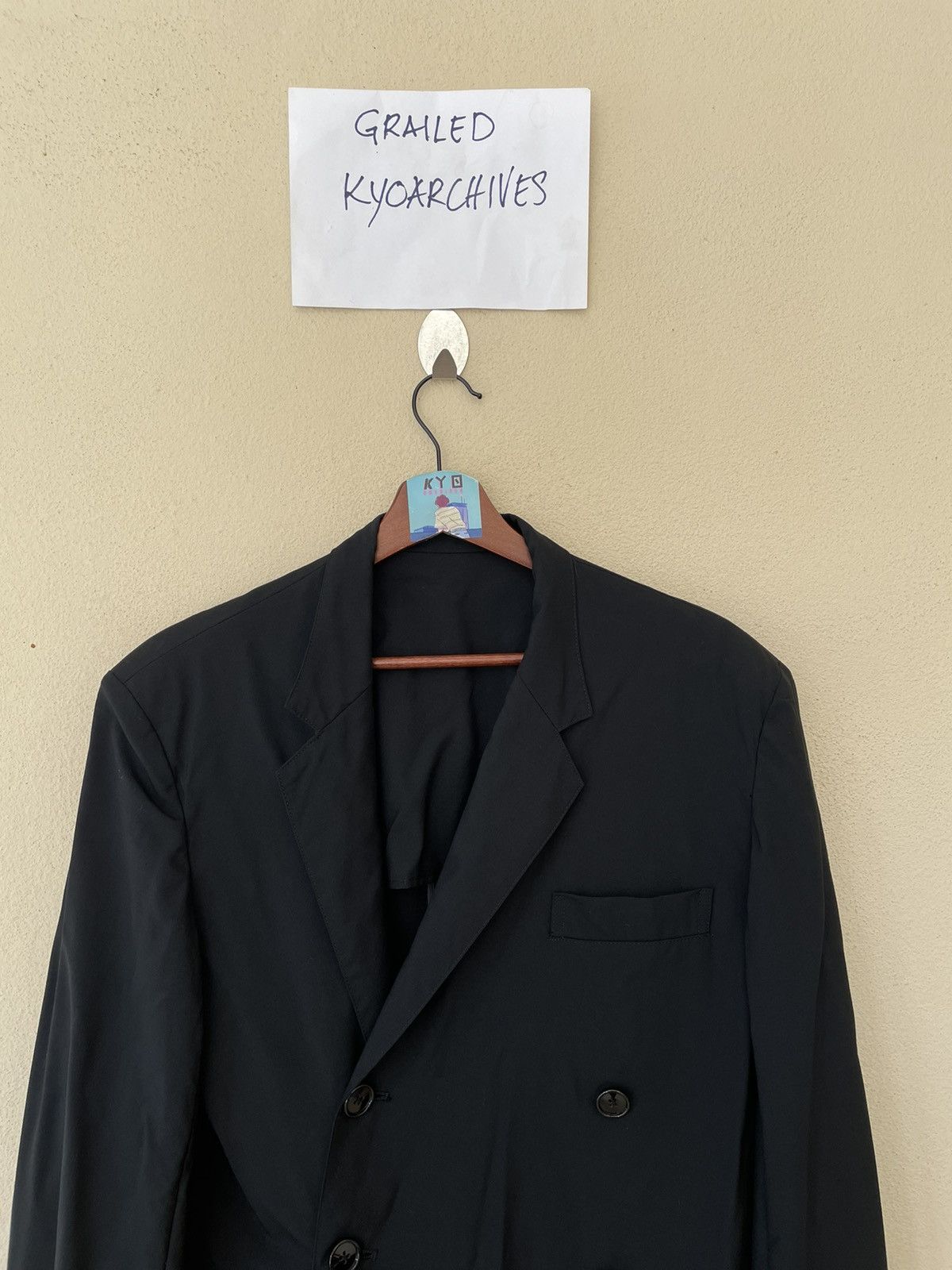 Yohji Yamamoto ASYMMETRICAL YOHJI YAMAMOTO POUR HOMME ( YYPH ) JACKET Size US M / EU 48-50 / 2 - 4 Thumbnail