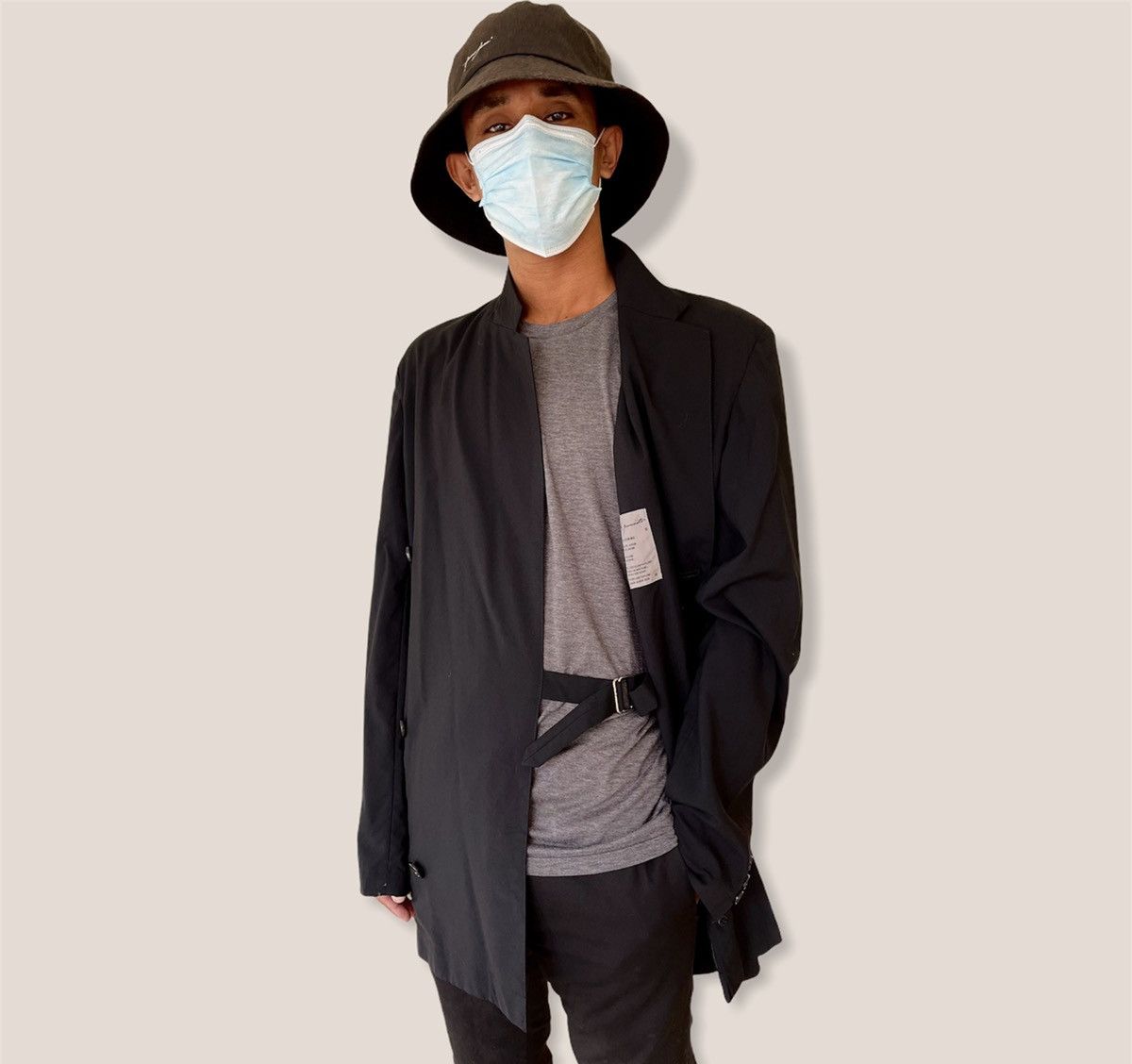 Yohji Yamamoto ASYMMETRICAL YOHJI YAMAMOTO POUR HOMME ( YYPH ) JACKET Size US M / EU 48-50 / 2 - 1 Thumbnail