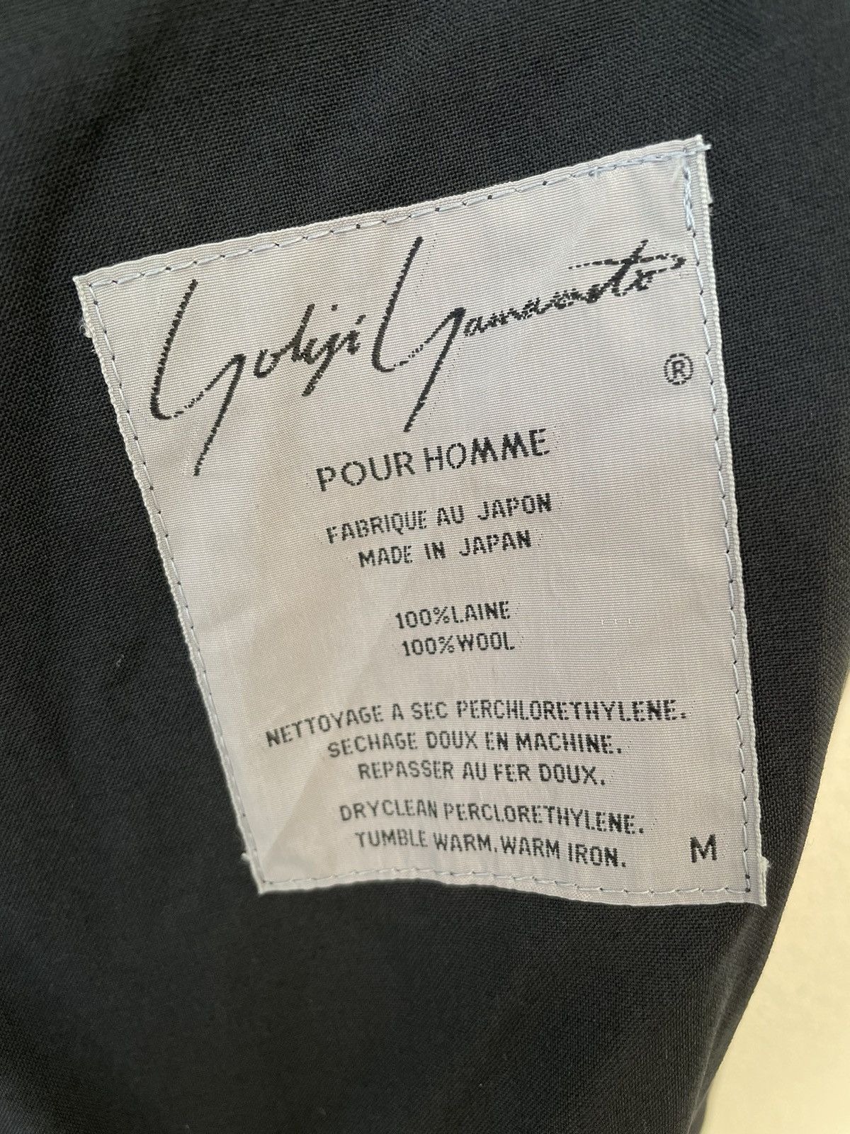 Yohji Yamamoto ASYMMETRICAL YOHJI YAMAMOTO POUR HOMME ( YYPH ) JACKET Size US M / EU 48-50 / 2 - 12 Thumbnail
