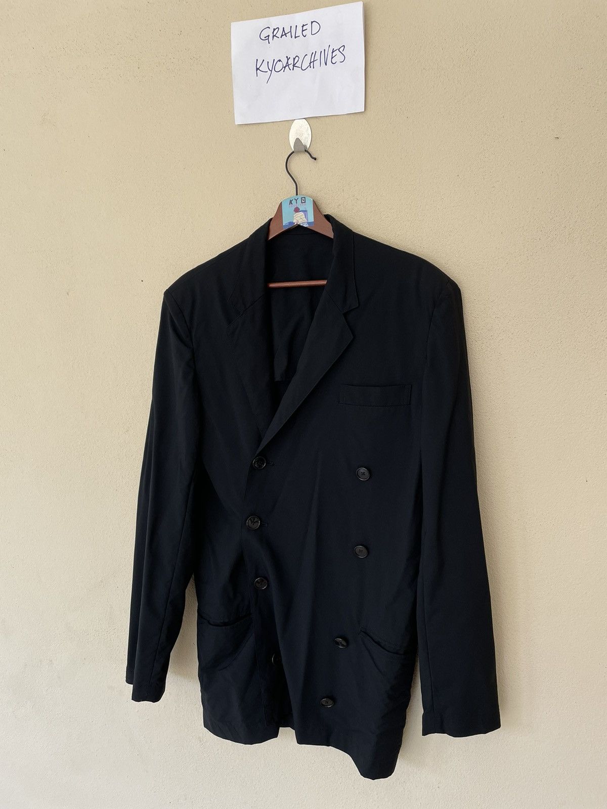 Yohji Yamamoto ASYMMETRICAL YOHJI YAMAMOTO POUR HOMME ( YYPH ) JACKET Size US M / EU 48-50 / 2 - 3 Thumbnail