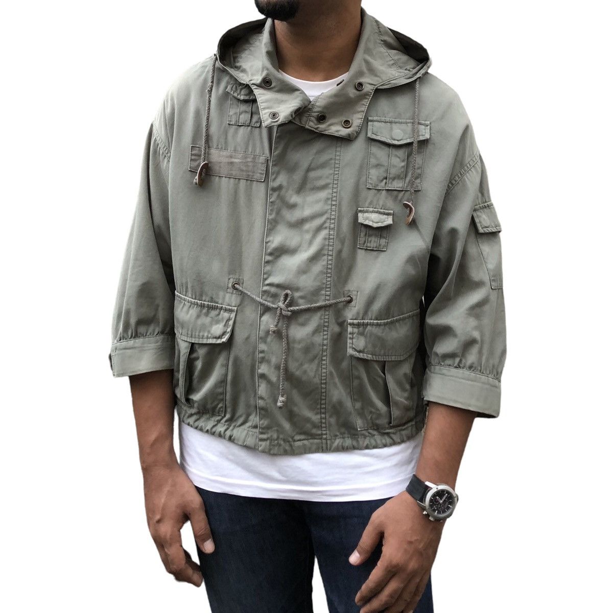 Issey Miyake Ne-net x Issey Miyake Army Pattern Parka Jacket Size US M / EU 48-50 / 2 - 14 Thumbnail