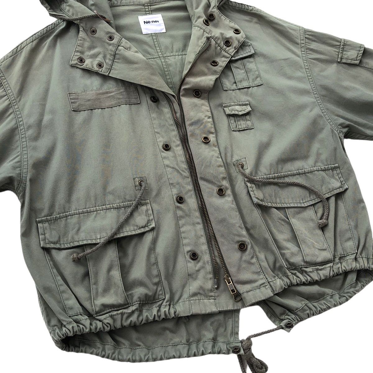 Issey Miyake Ne-net x Issey Miyake Army Pattern Parka Jacket Size US M / EU 48-50 / 2 - 3 Thumbnail