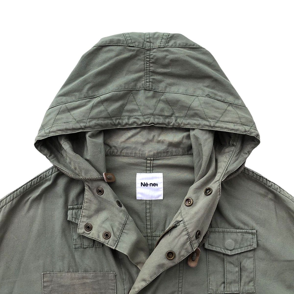 Issey Miyake Ne-net x Issey Miyake Army Pattern Parka Jacket Size US M / EU 48-50 / 2 - 7 Thumbnail