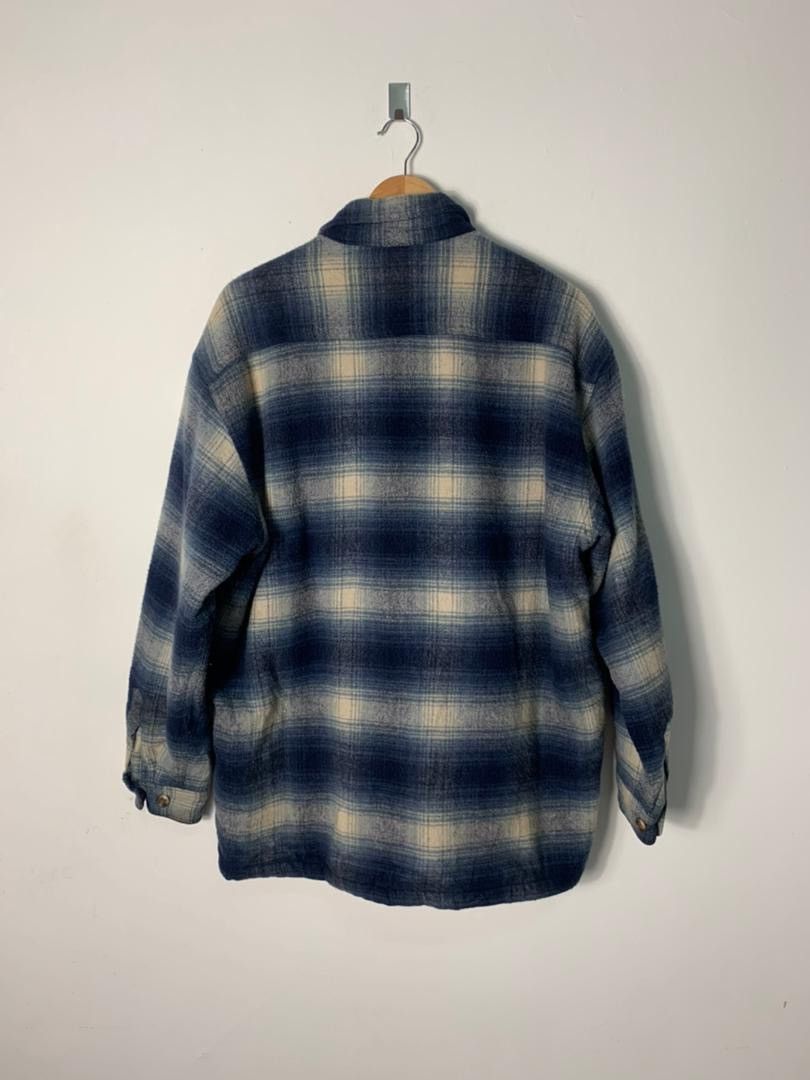 Flannel × Japanese Brand × Vintage Vintage Next Stage Wool Flannel Sherpa Lining Grunge Size US L / EU 52-54 / 3 - 4 Thumbnail