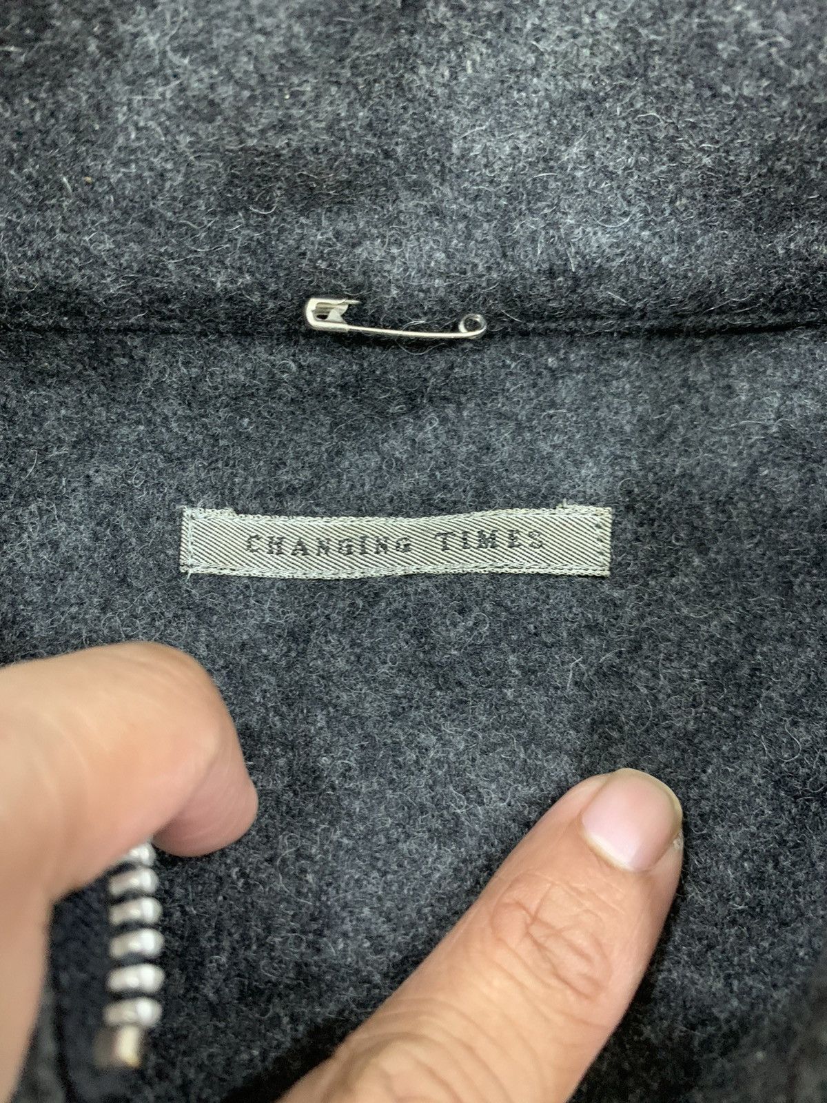 Japanese Brand Japanese Punk Changing Times Bondage Strap Wool Jacket Size US M / EU 48-50 / 2 - 6 Thumbnail