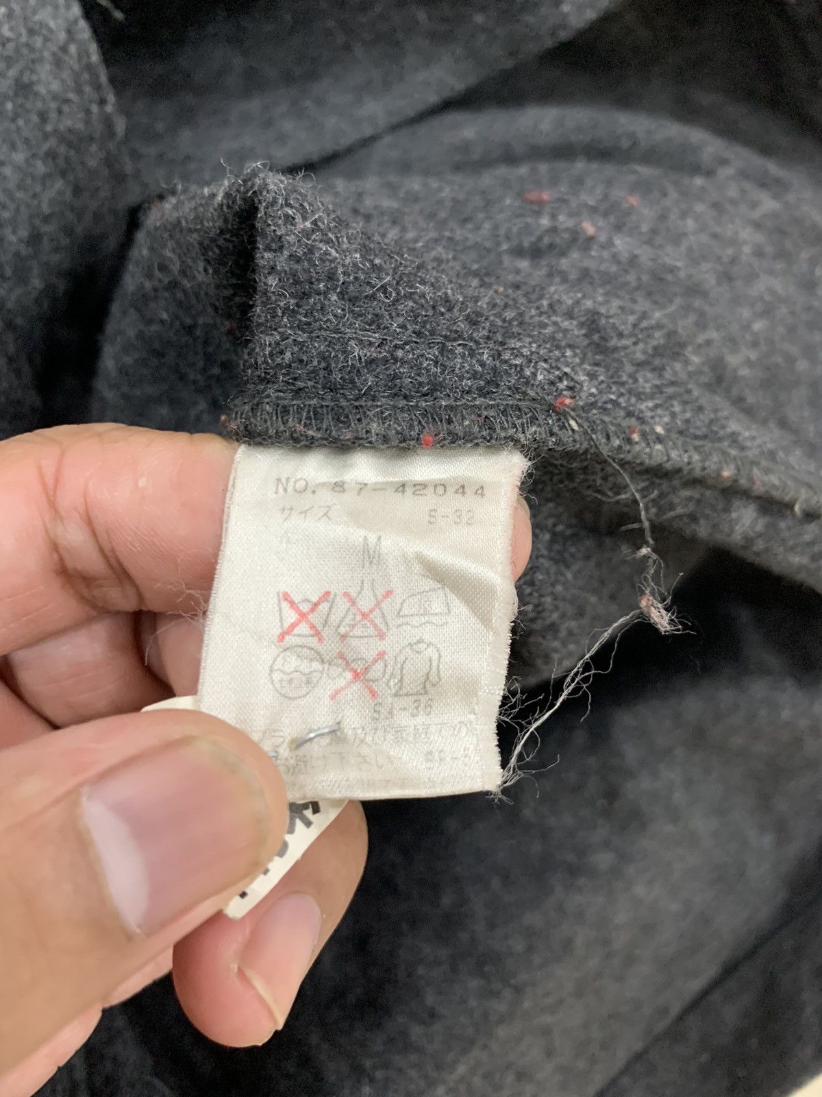 Japanese Brand Japanese Punk Changing Times Bondage Strap Wool Jacket Size US M / EU 48-50 / 2 - 7 Thumbnail