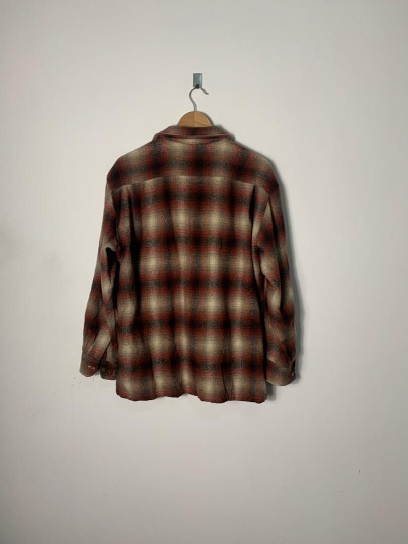 Vintage Flying Scotsman Wool Flannel Jacket Blanket