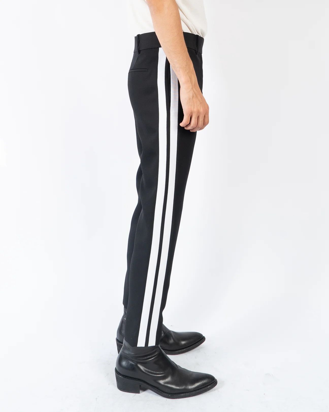 Haider Ackermann FW19 Miles Black Side Striped Trousers Size US 32 / EU 48 - 5 Thumbnail