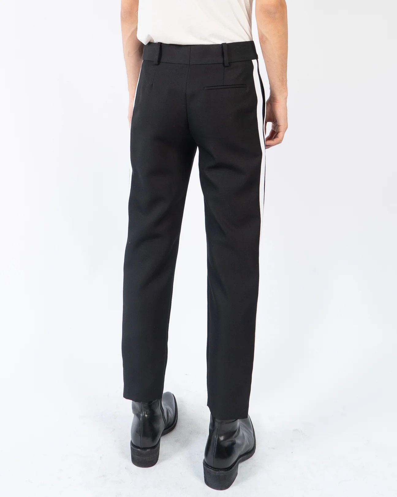 Haider Ackermann FW19 Miles Black Side Striped Trousers Size US 32 / EU 48 - 6 Thumbnail