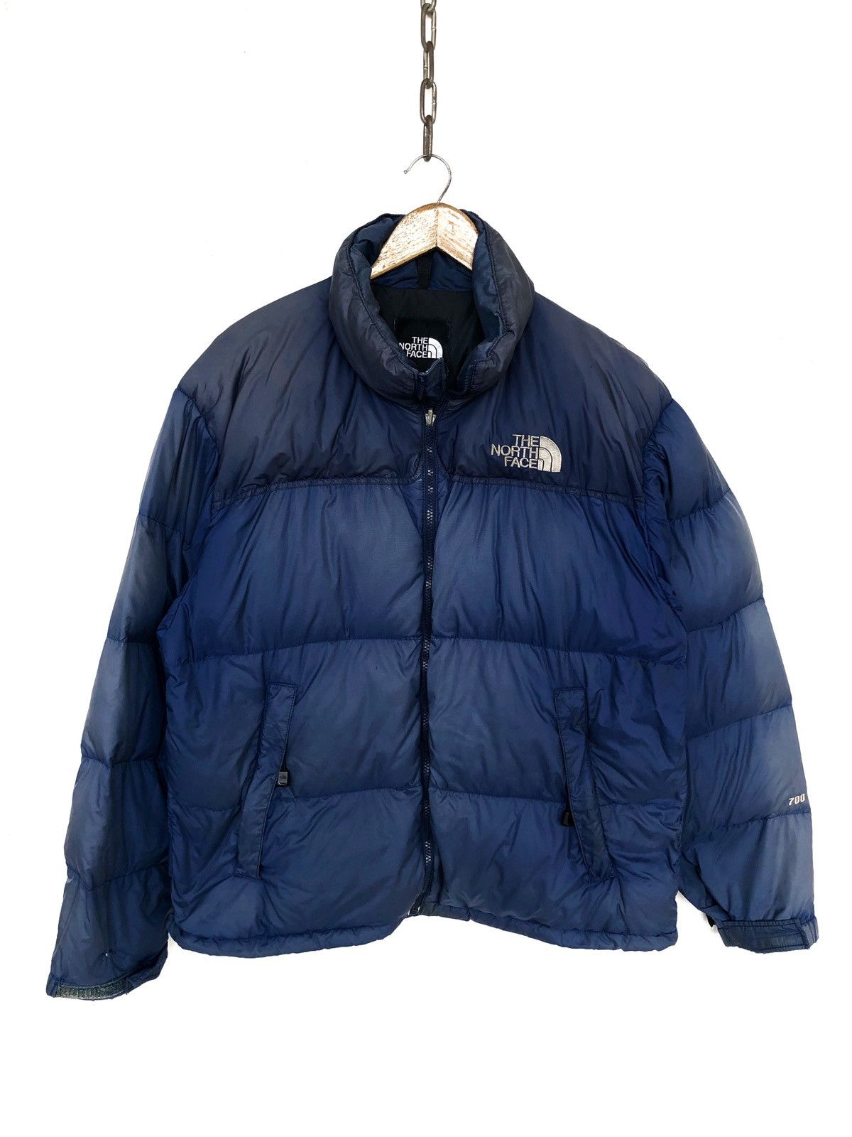 The North Face SICK🔥90s The North Face 700 Goose Down Jacket Distressed Size US L / EU 52-54 / 3 - 2 Thumbnail