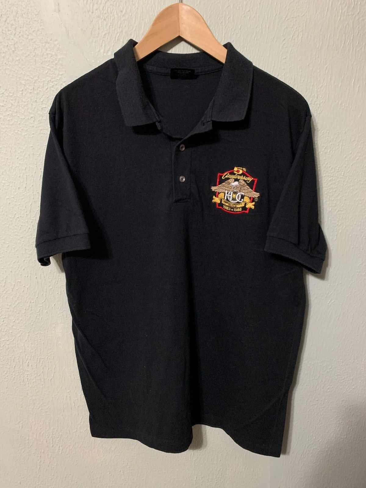 Harley Davidson × Vintage Vintage 1990s Harley Davidsons Owner Group Polo Size US XL / EU 56 / 4 - 1 Thumbnail