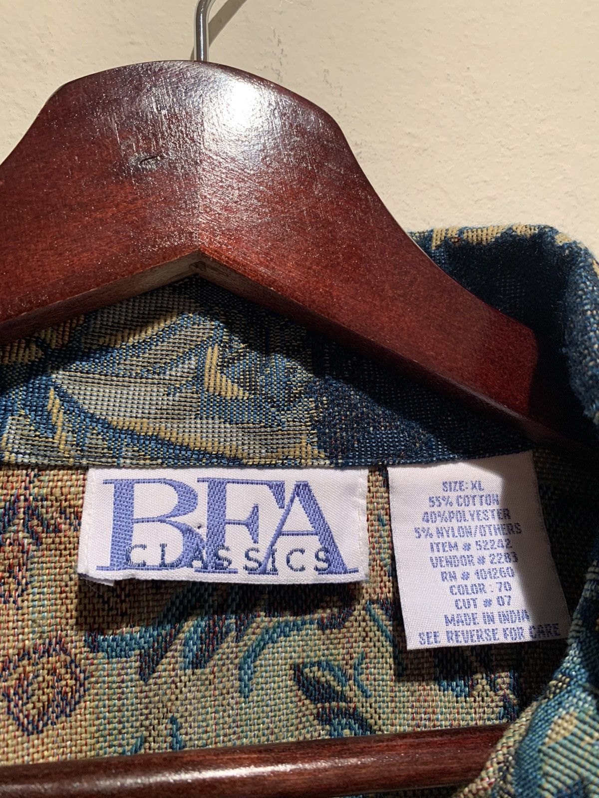 Designer × Vintage *RARE* Vintage BFA Classics Floral Tapestry Jacket Size US L / EU 52-54 / 3 - 6 Thumbnail