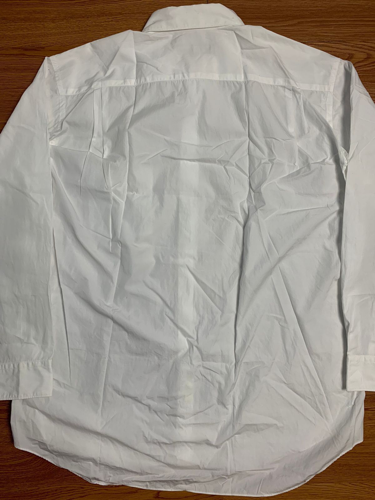 Comme des Garcons 1998 CDG Homme Deux Plain White Button Up LS Shirt Size US L / EU 52-54 / 3 - 7 Thumbnail