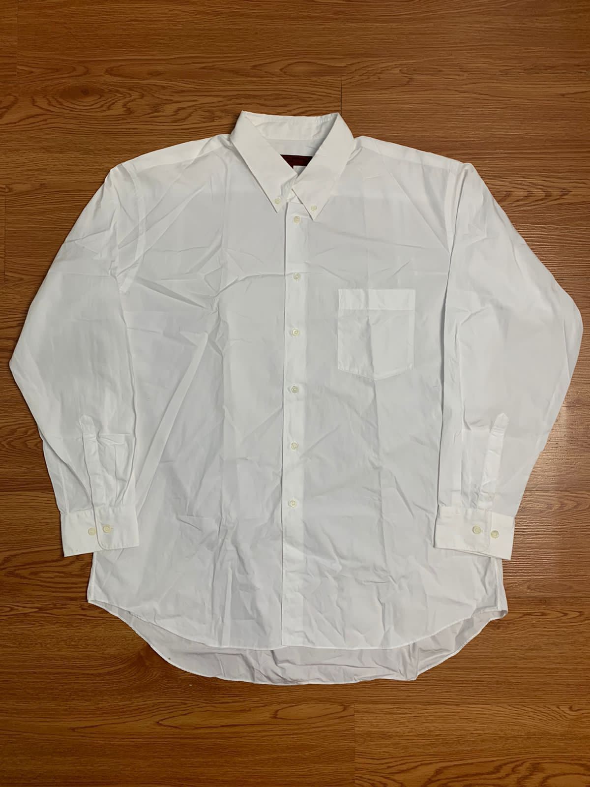 Comme des Garcons 1998 CDG Homme Deux Plain White Button Up LS Shirt Size US L / EU 52-54 / 3 - 1 Thumbnail
